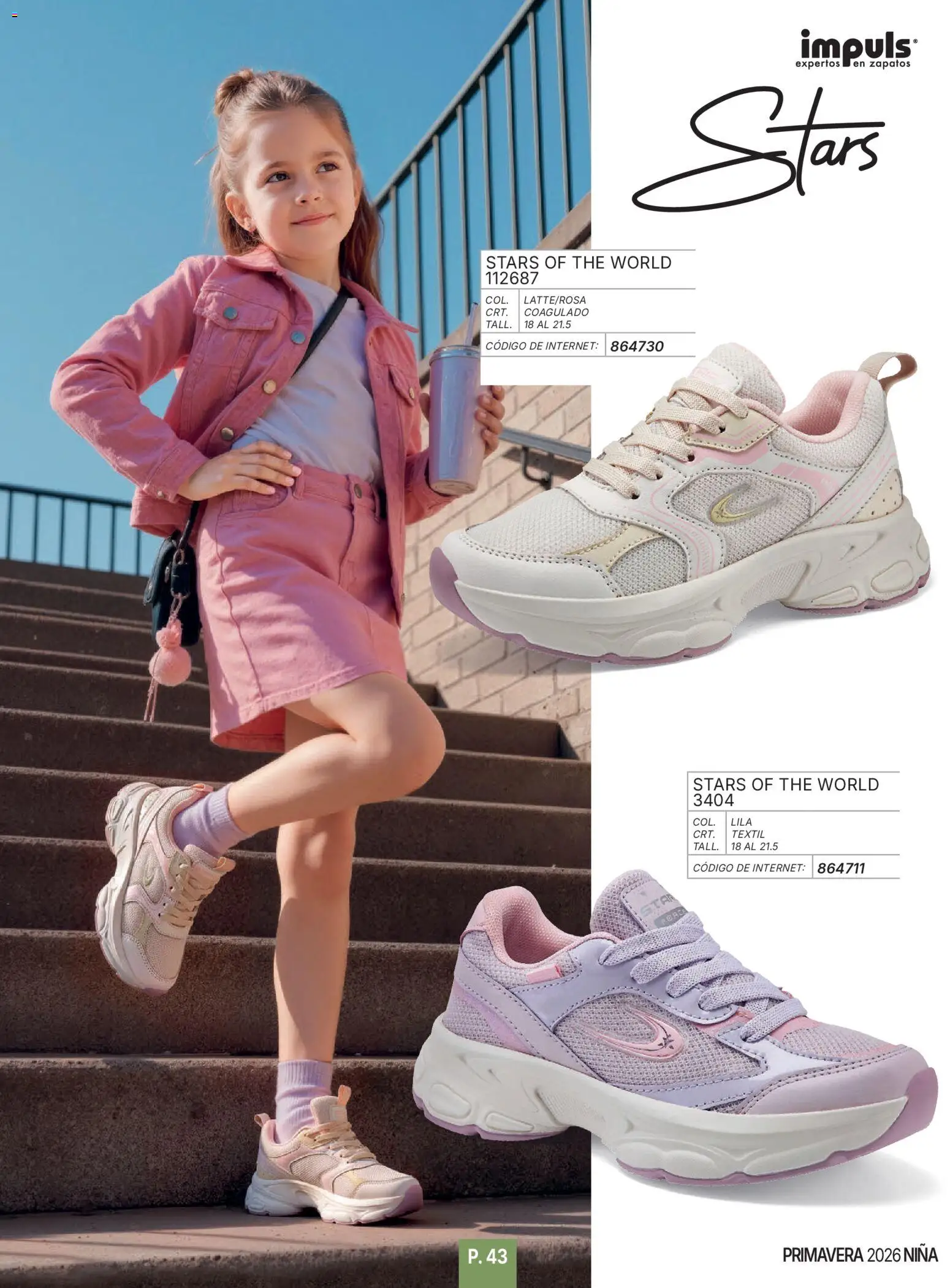 Nuevas ofertas de Impuls válidas en toda la República Mexicana desde el 01.01.2026. ¡Encuentra las mejores ofertas en Impuls catálogo Niña! | Página: 45 | Productos: Zapatos