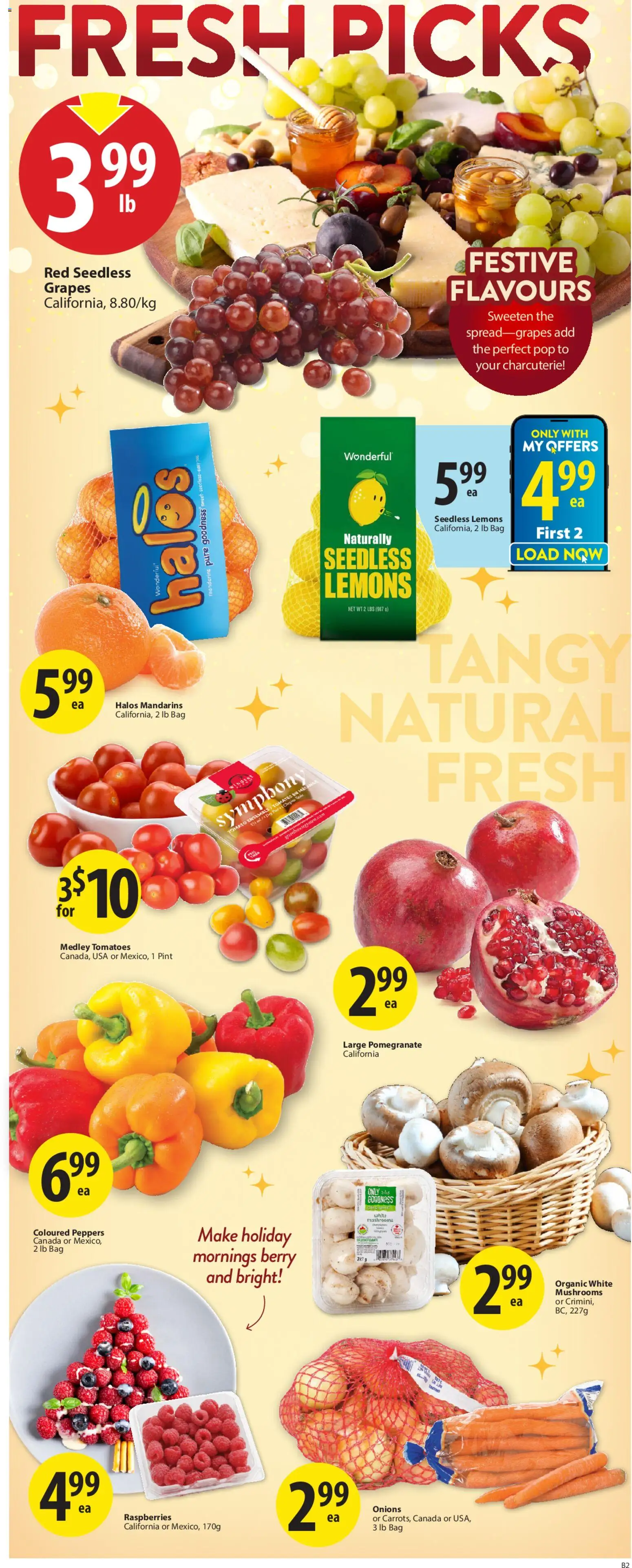 Save on foods flyer valid from 27.11.2025 | Page: 3 | Products: Bag, Tomatoes