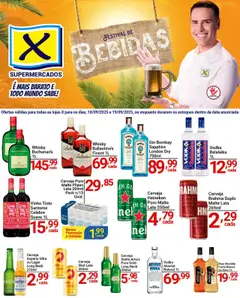 X Supermercados - Ofertas Festival de Bebidas - Pré-Visualização do folheto da loja X Supermercados, válido de 18.09.2025