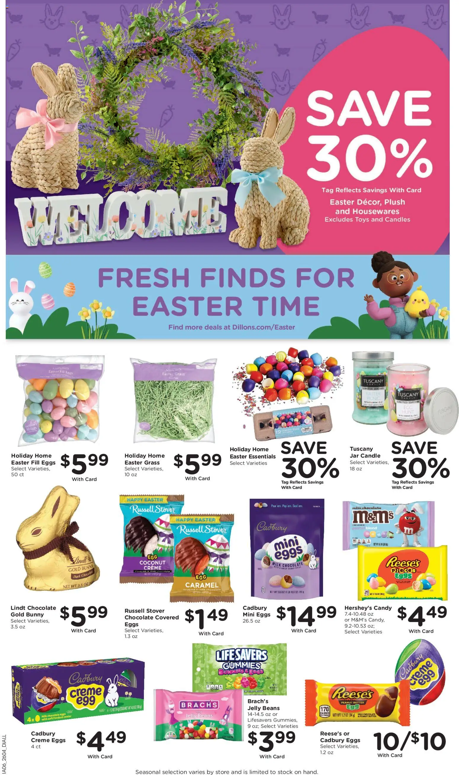 Dillons Weekly Ad - KS - valid from 25.02.2026 | Page: 8 | Products: Milk, Butter, Eggs, Chocolate