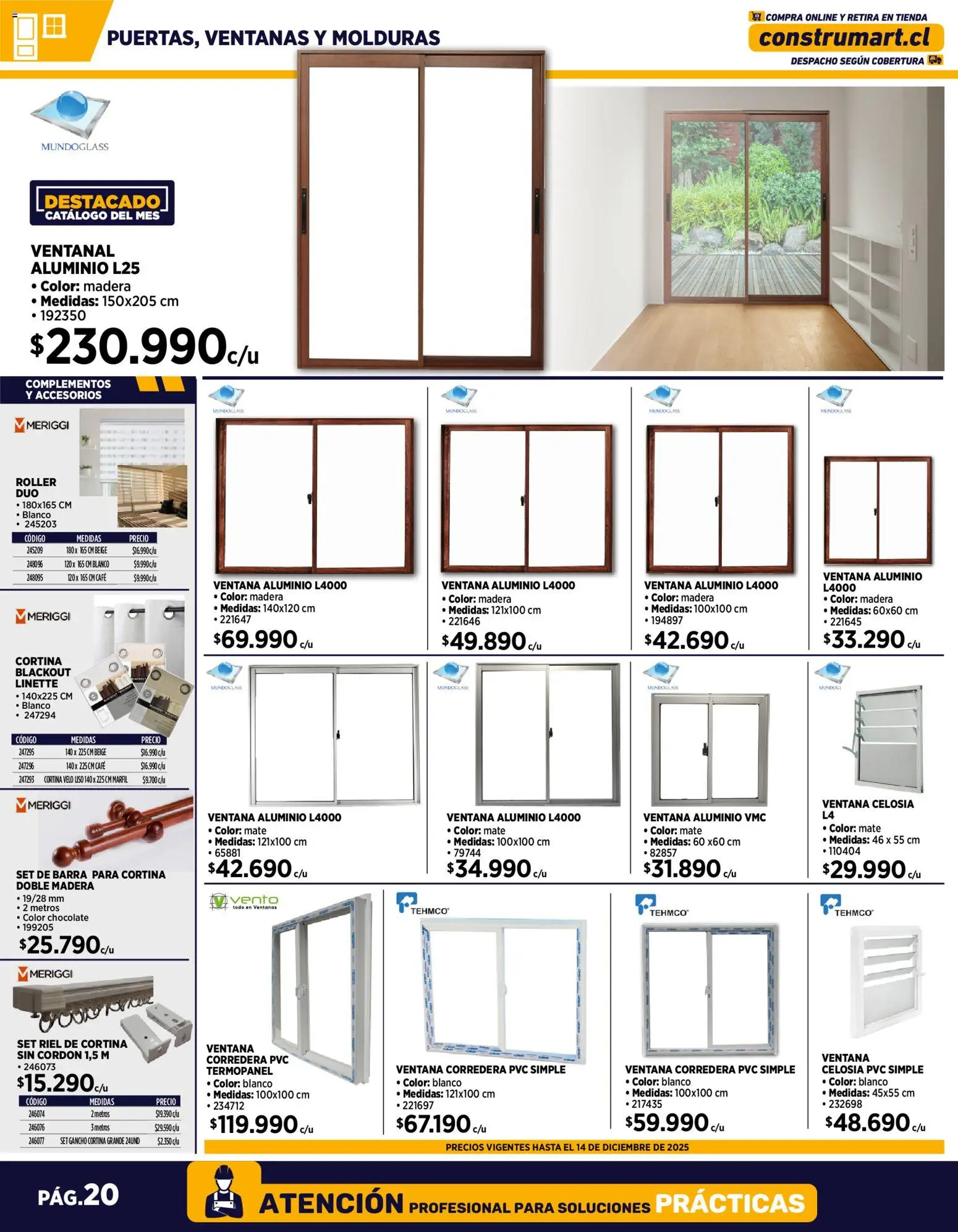 Construmart Ofertas │ válido desde el 01.12.2025 | Página: 20 | Productos: Mate, Riel, Café, Chocolate