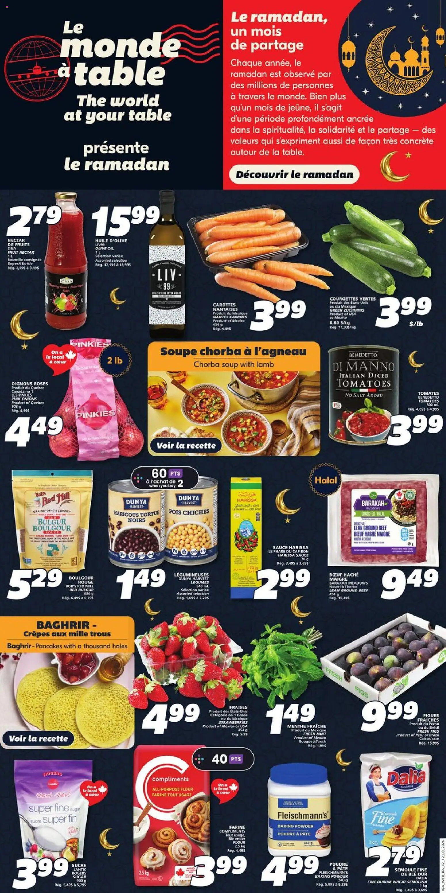 IGA flyer valid from 12.03.2026 | Page: 15 | Products: Beef, Strawberries, Cap, Table