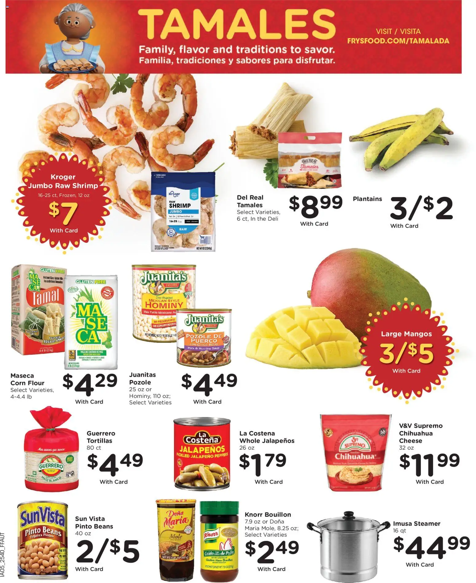 Fry's Food Black Friday - valid from 05.11.2025 | Page: 14 | Products: Corn, Peppers, Cheese, Pork