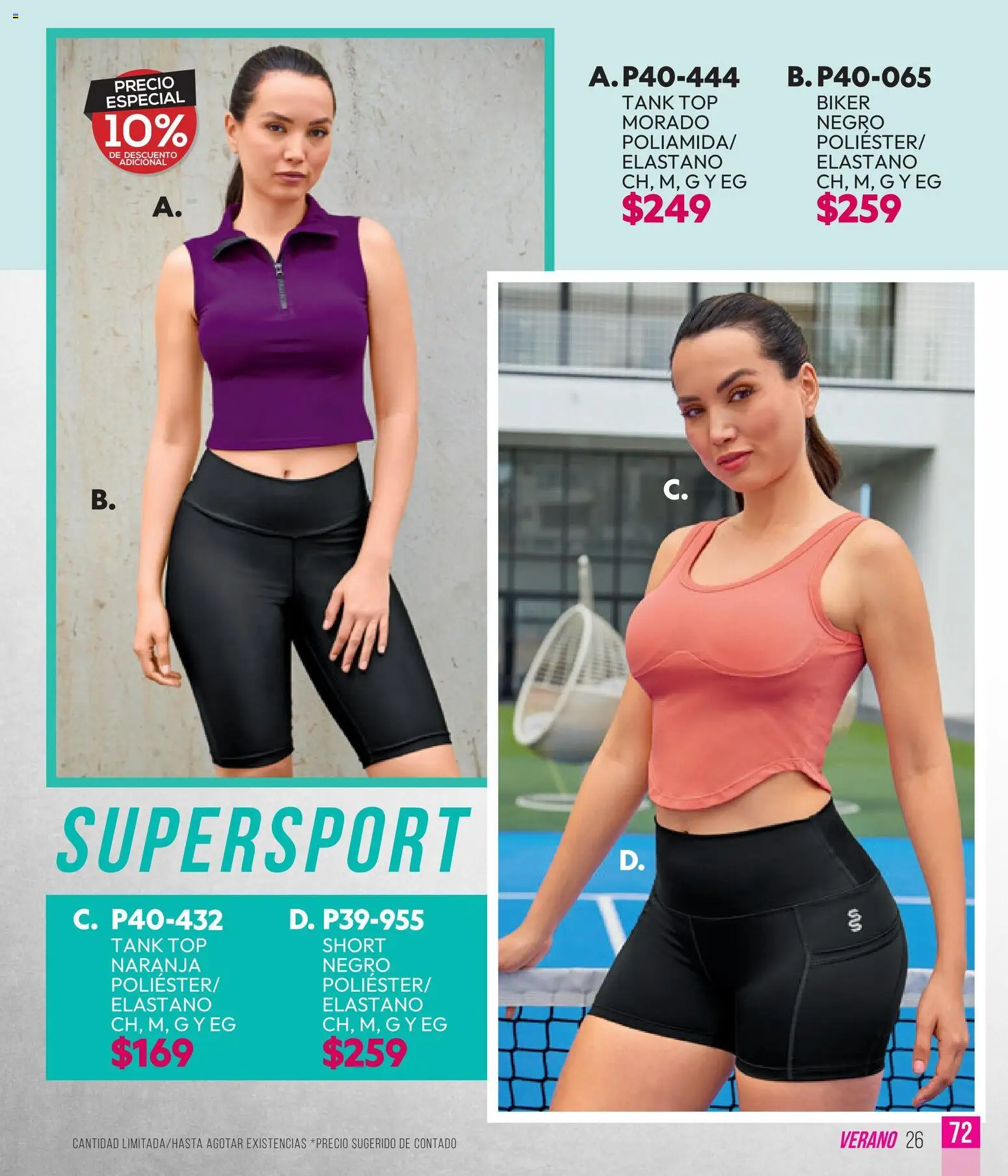 Nuevas ofertas de Cklass válidas en toda la República Mexicana desde el 28.04.2026. ¡Encuentra las mejores ofertas en Cklass catálogo Sportweek! | Página: 73 | Productos: Top, Short