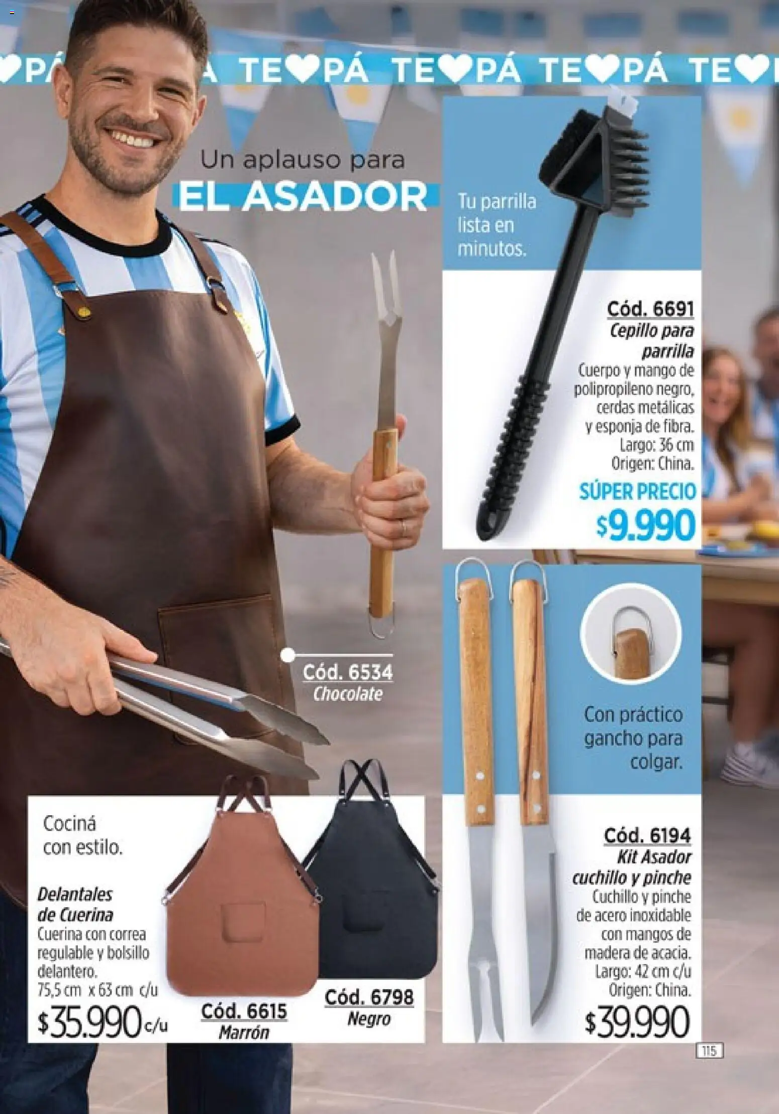Amodil - Campaña 8 │ válido desde el 08.04.2026 | Página: 115 | Productos: Cuchillo, Cocina, Cepillo, Mango