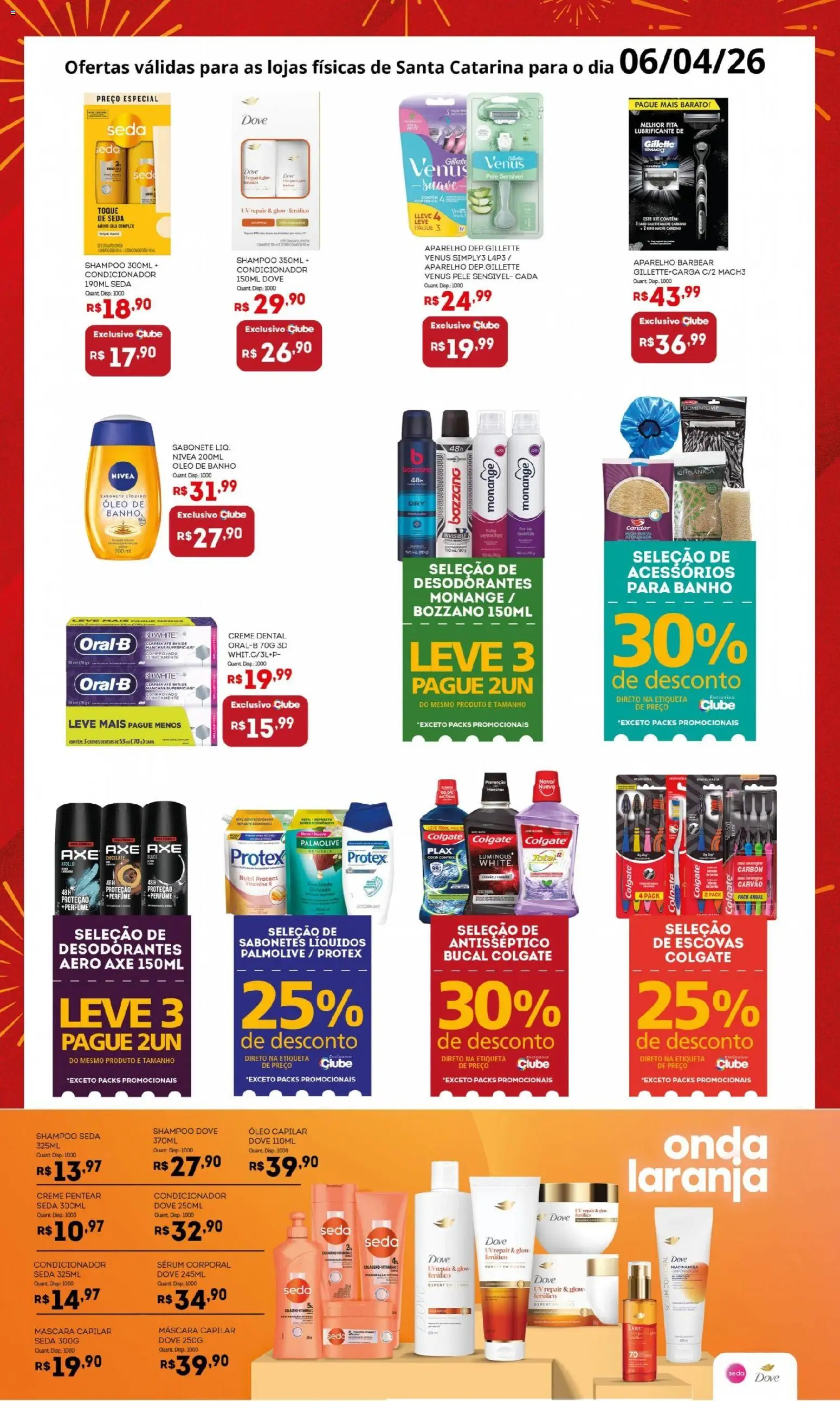 Bistek Supermercados Folheto - válido de 06.04.2026 | Página: 3 | Produtos: Condicionador, Óleo, Creme, Sabonete líquido