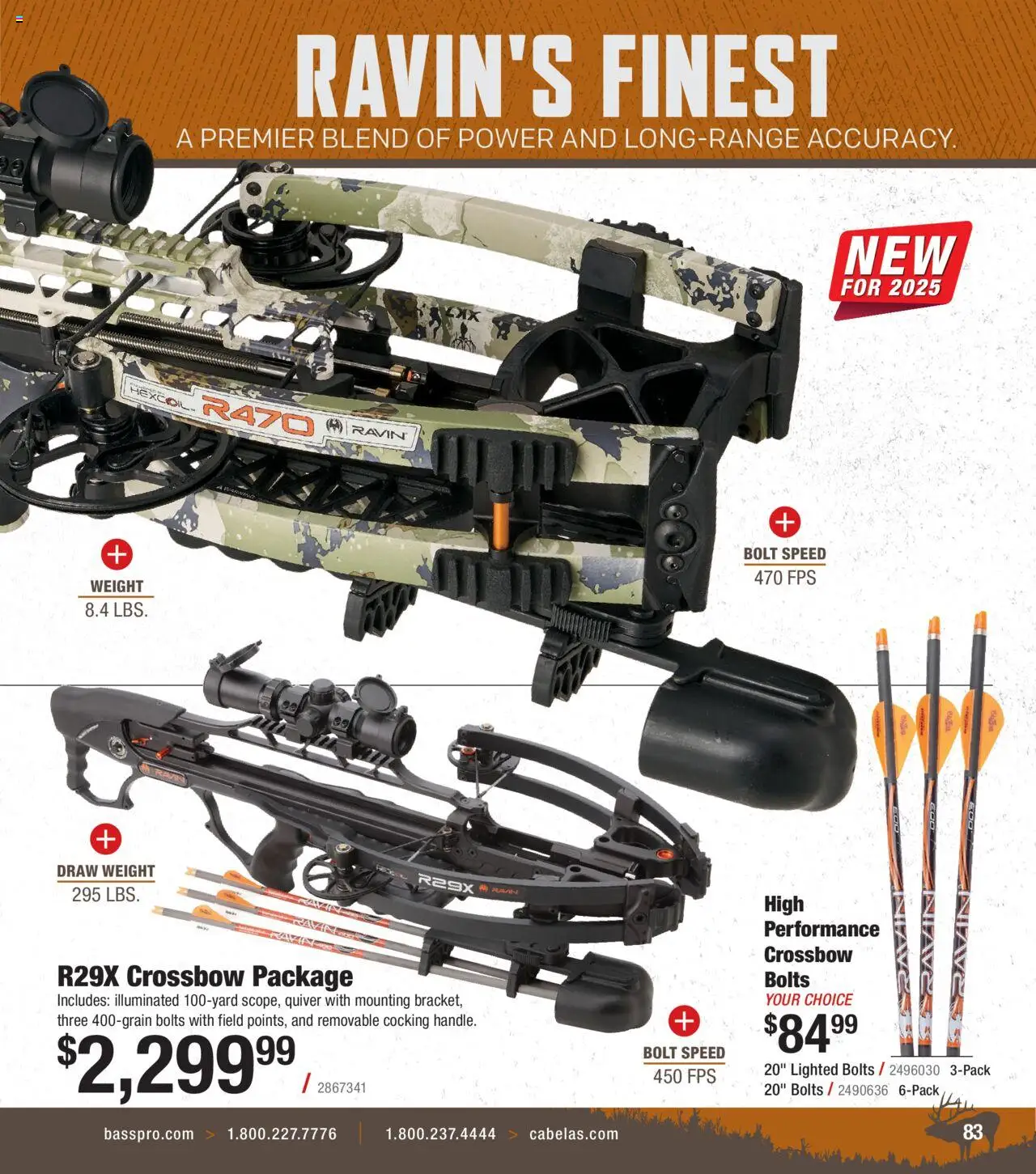 Cabela's Archery 25 - valid from 15.07.2025 | Page: 83 | Products: Bolts, Crossbow, Weight