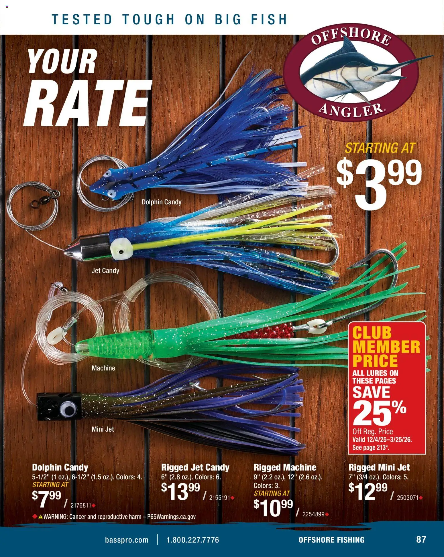 Cabela's Saltwater Specialist 26 - valid from 15.12.2025 | Page: 87 | Products: Fish