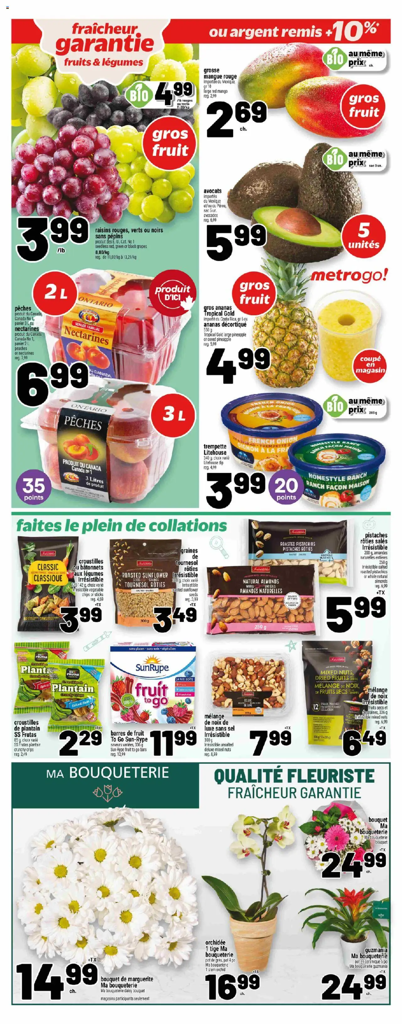 Metro flyer valid from 14.08.2025 | Page: 7 | Products: Pineapple, Chips, Nuts