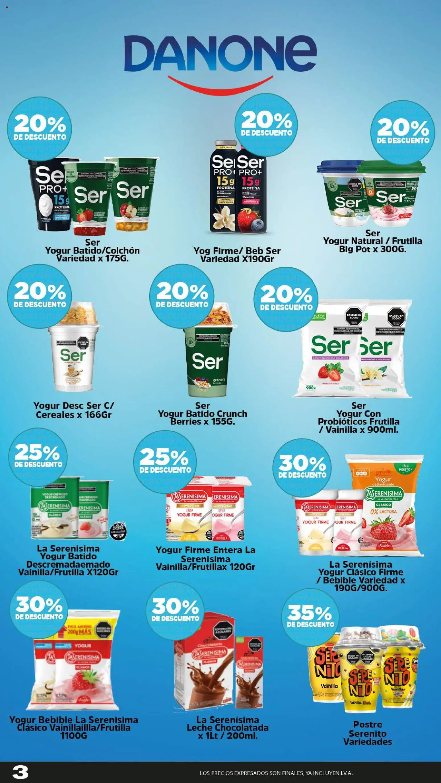 Makro ofertas │ válido desde el 13.11.2025 | Página: 3 | Productos: Frutilla, Yogur, Chocolatada, Cereales