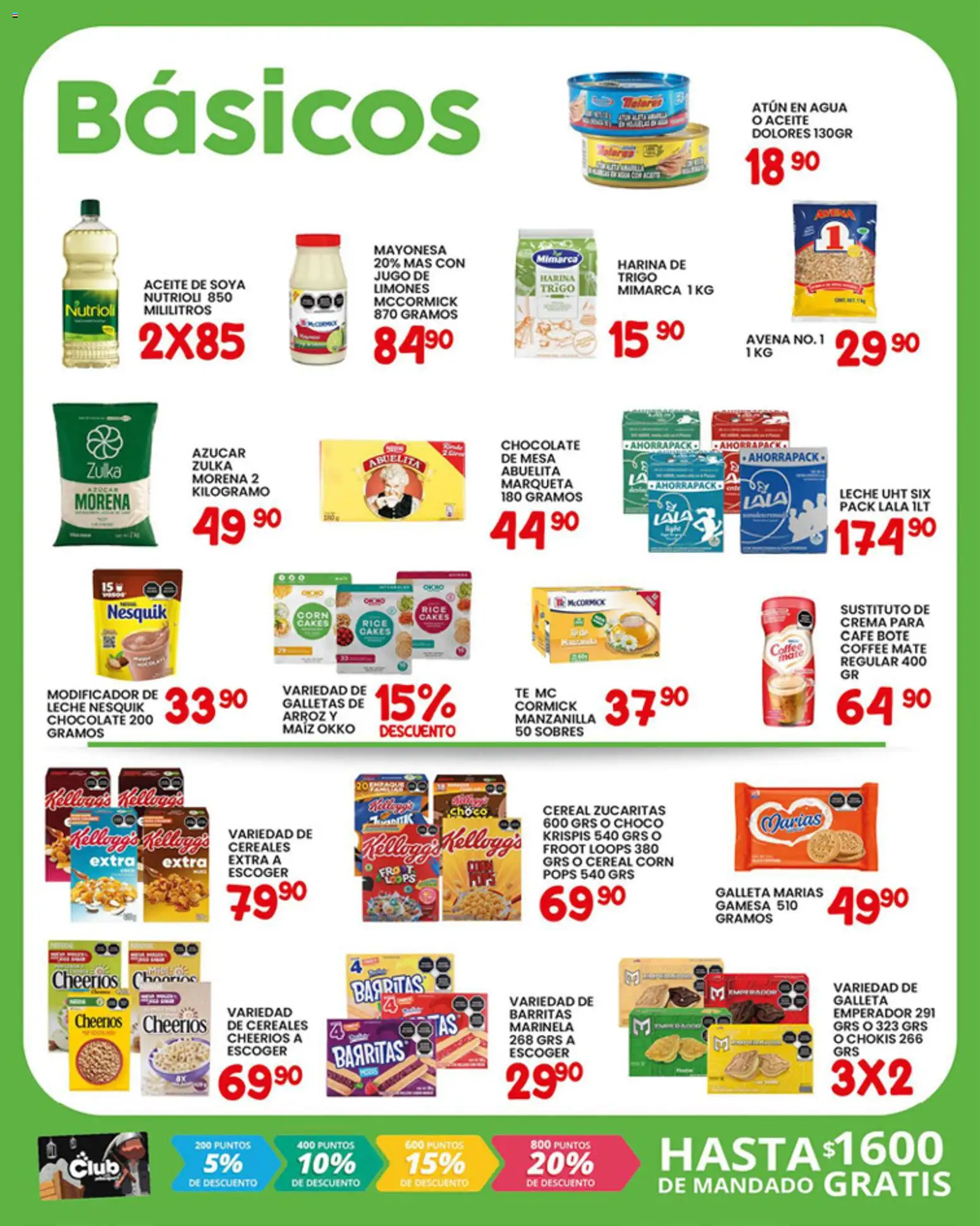 Nuevas ofertas de Alsuper válidas en toda la República Mexicana desde el 16.01.2026. ¡Encuentra las mejores ofertas en Alsuper folleto Zacatecas! | Página: 2 | Productos: Crema, Café, Arroz, Cereales