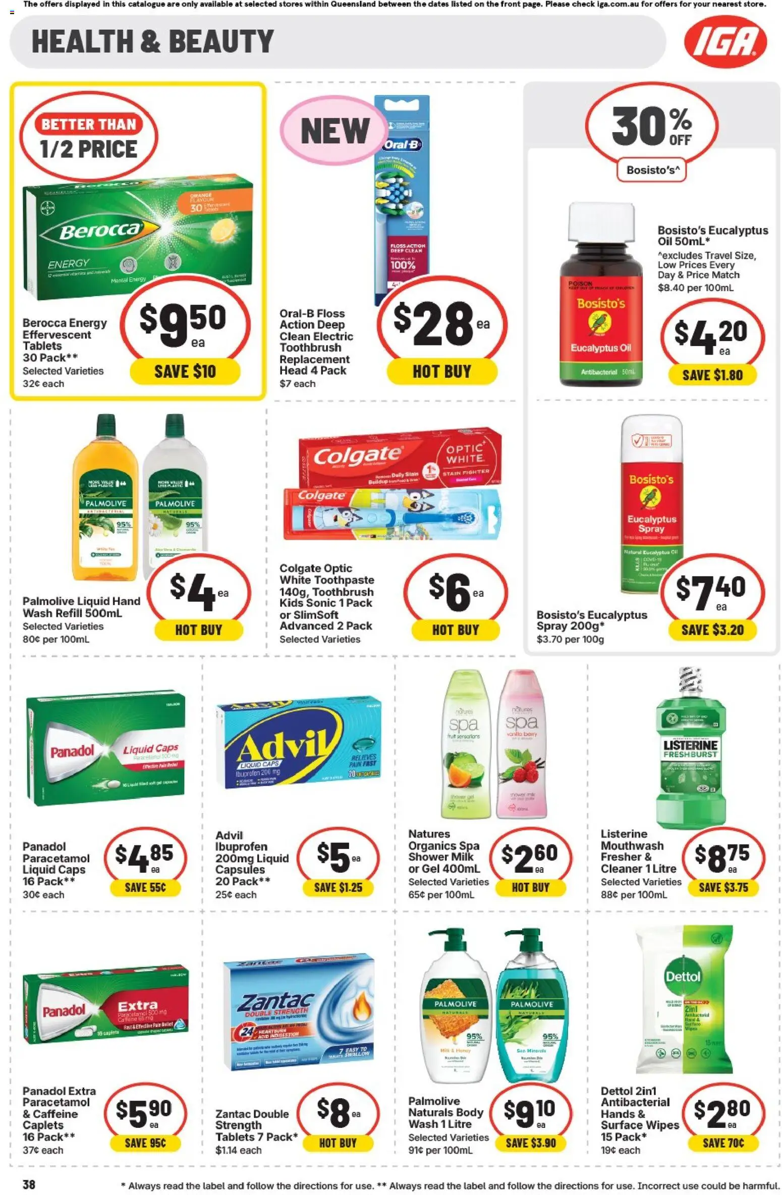 IGA catalogue - valid from 25.02.2026 | Page: 39 | Products: Milk, Oil, Toothpaste, Tablets