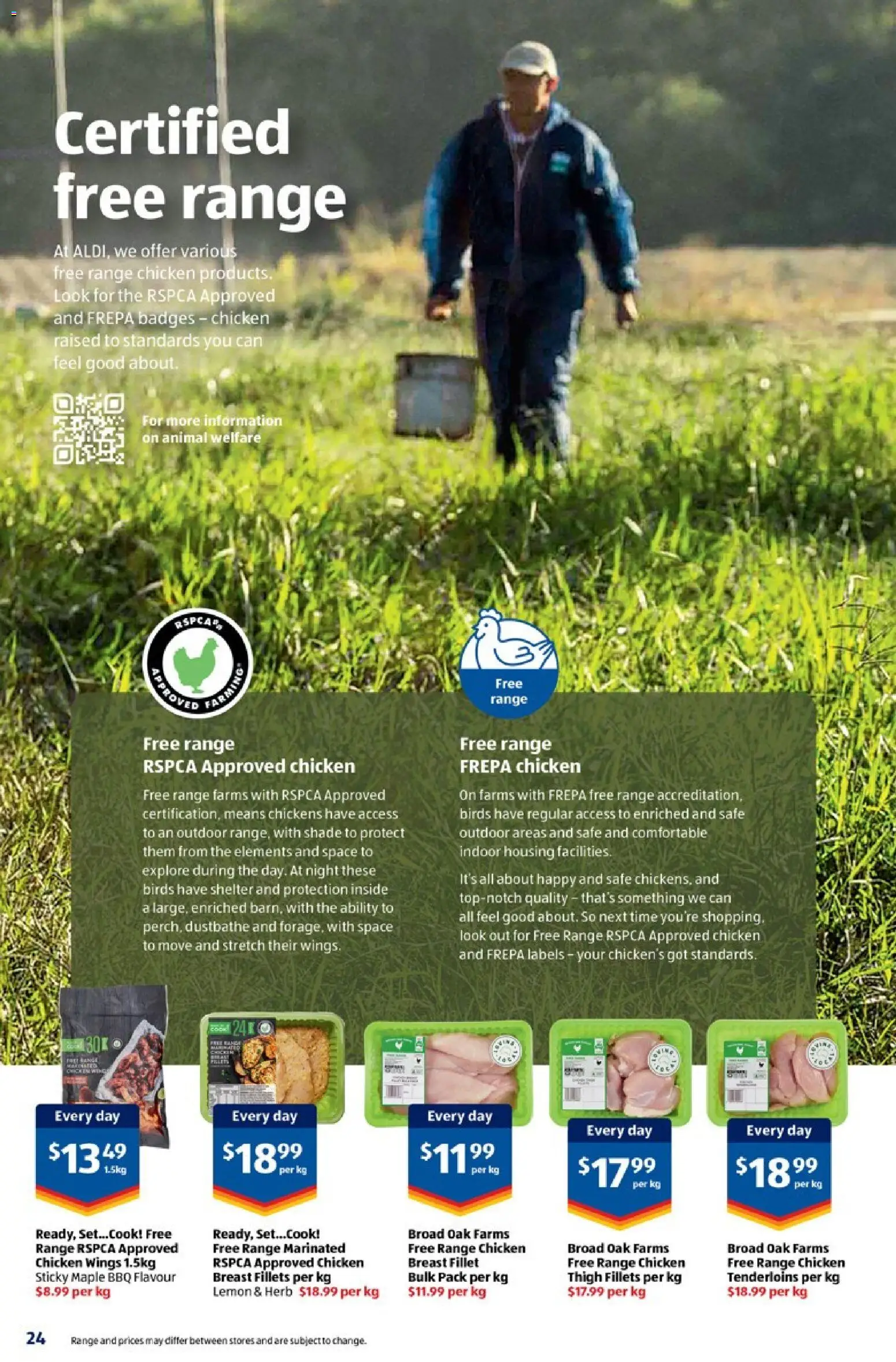 Aldi catalogue - valid from 05.11.2025 | Page: 24 | Products: Herb, Chicken, Lemon, Safe