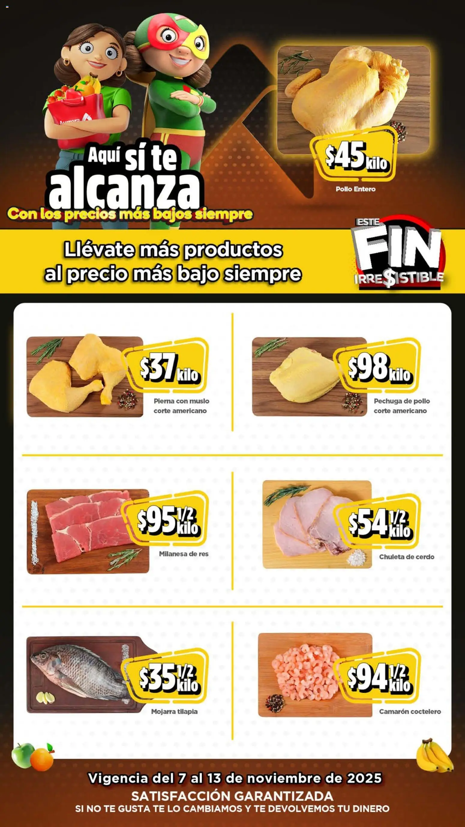 Nuevas ofertas de Bodega Aurrerá válidas en toda la República Mexicana desde el 07.11.2025. ¡Encuentra las mejores ofertas en Bodega Aurrerá Buen Fin ! | Página: 1 | Productos: Pollo, Milanesa, Res, Té