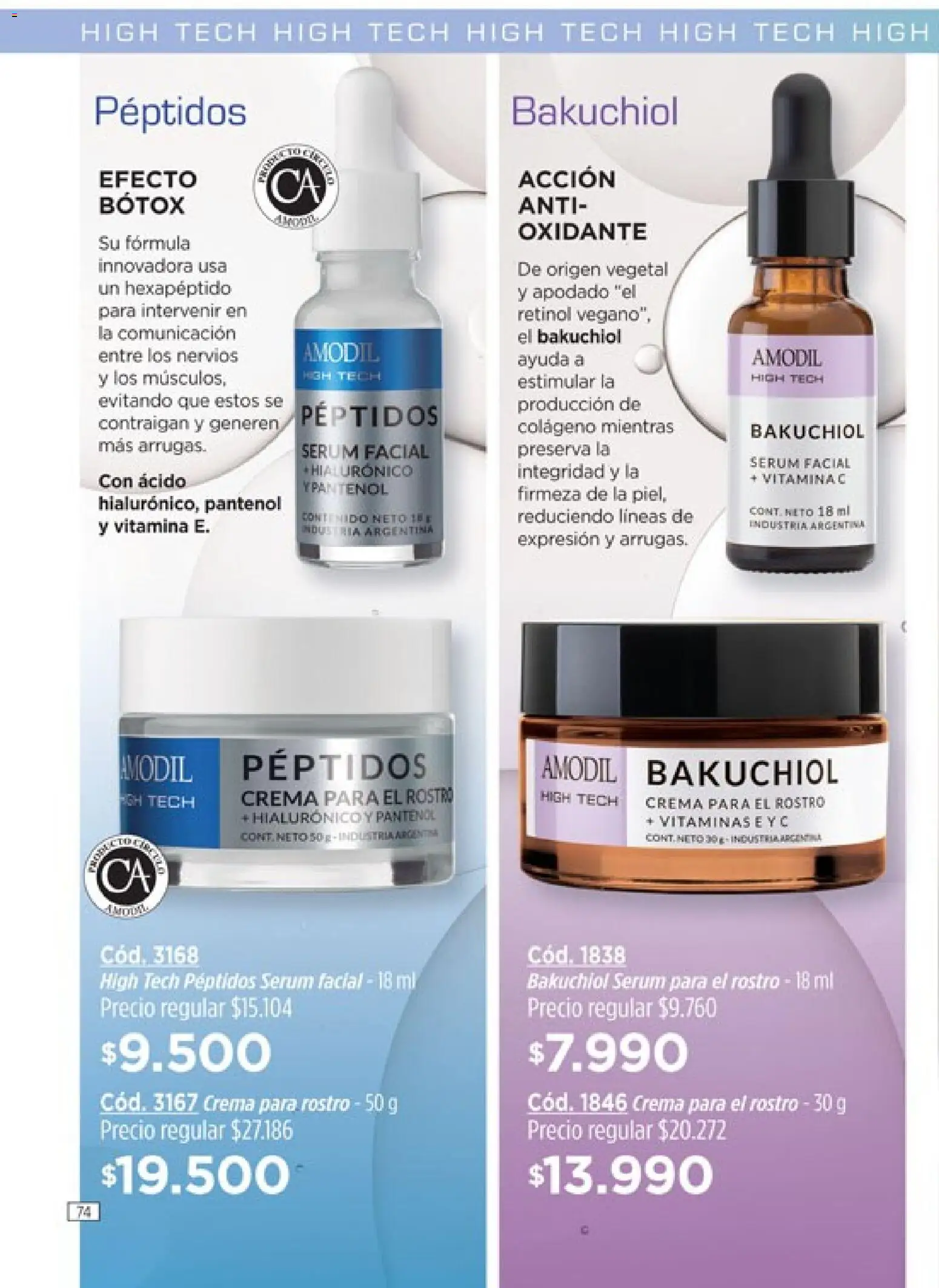 Catálogo Amodil Campaña 1/2026 │ válido desde el 01.01.2026 | Página: 74 | Productos: Serum, Crema