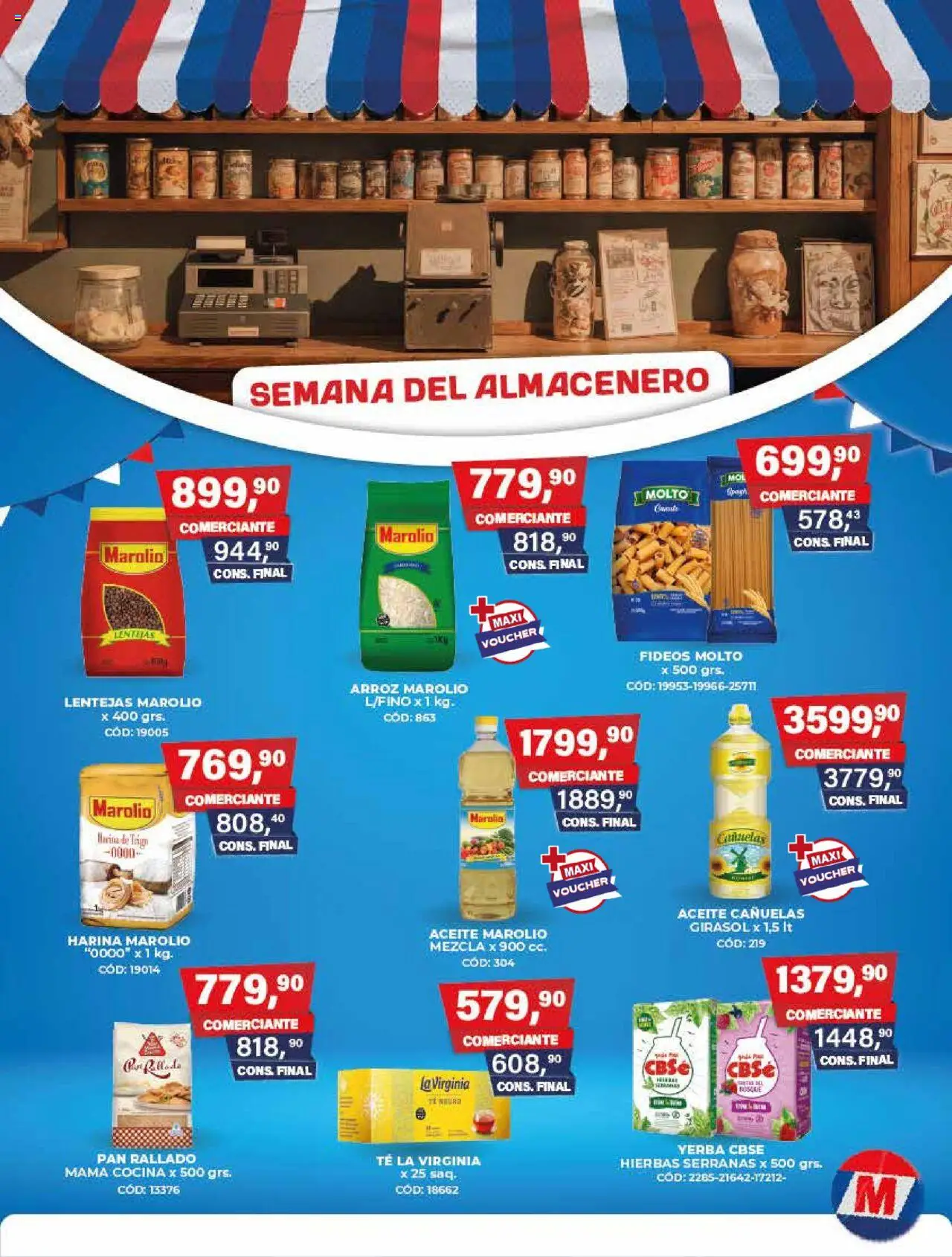 Maxiconsumo ofertas │ válido desde el 15.09.2025 | Página: 6 | Productos: Lentejas, Aceite, Arroz, Fideos