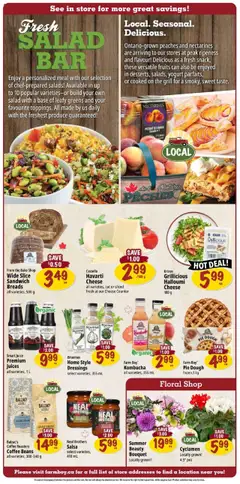 Farm Boy flyer valid from 14.08.2025 | Page: 3 | Products: Salad, Cheese, Yogurt, Juice
