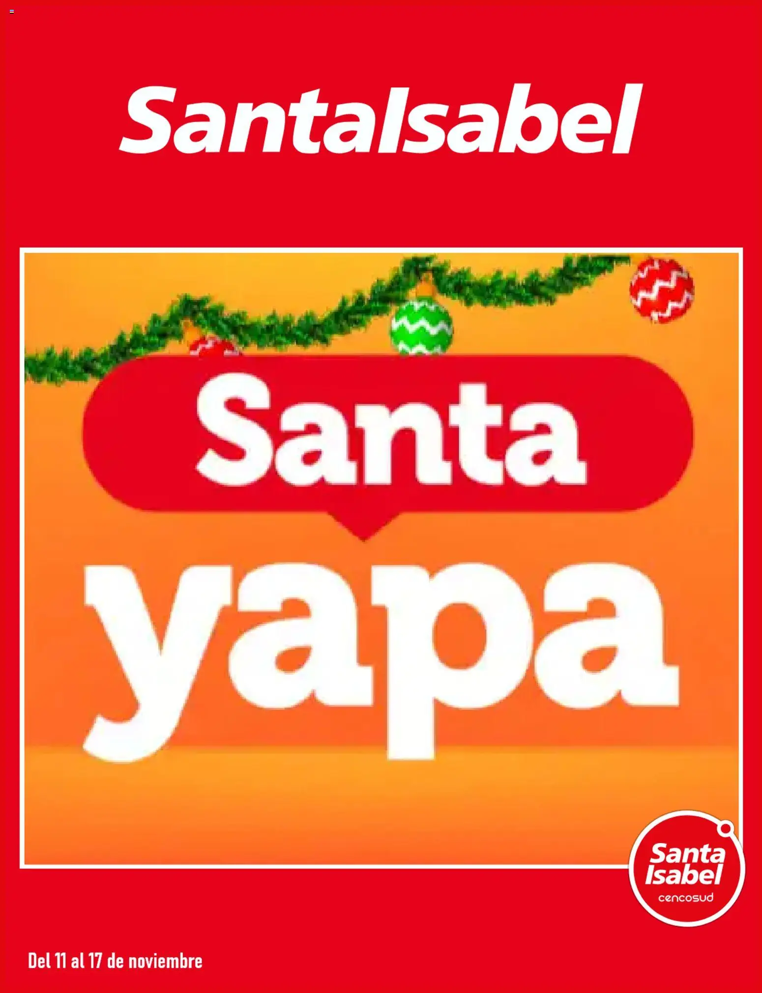 Santa Isabel ofertas  │ válido desde el 11.11.2025 | Página: 1