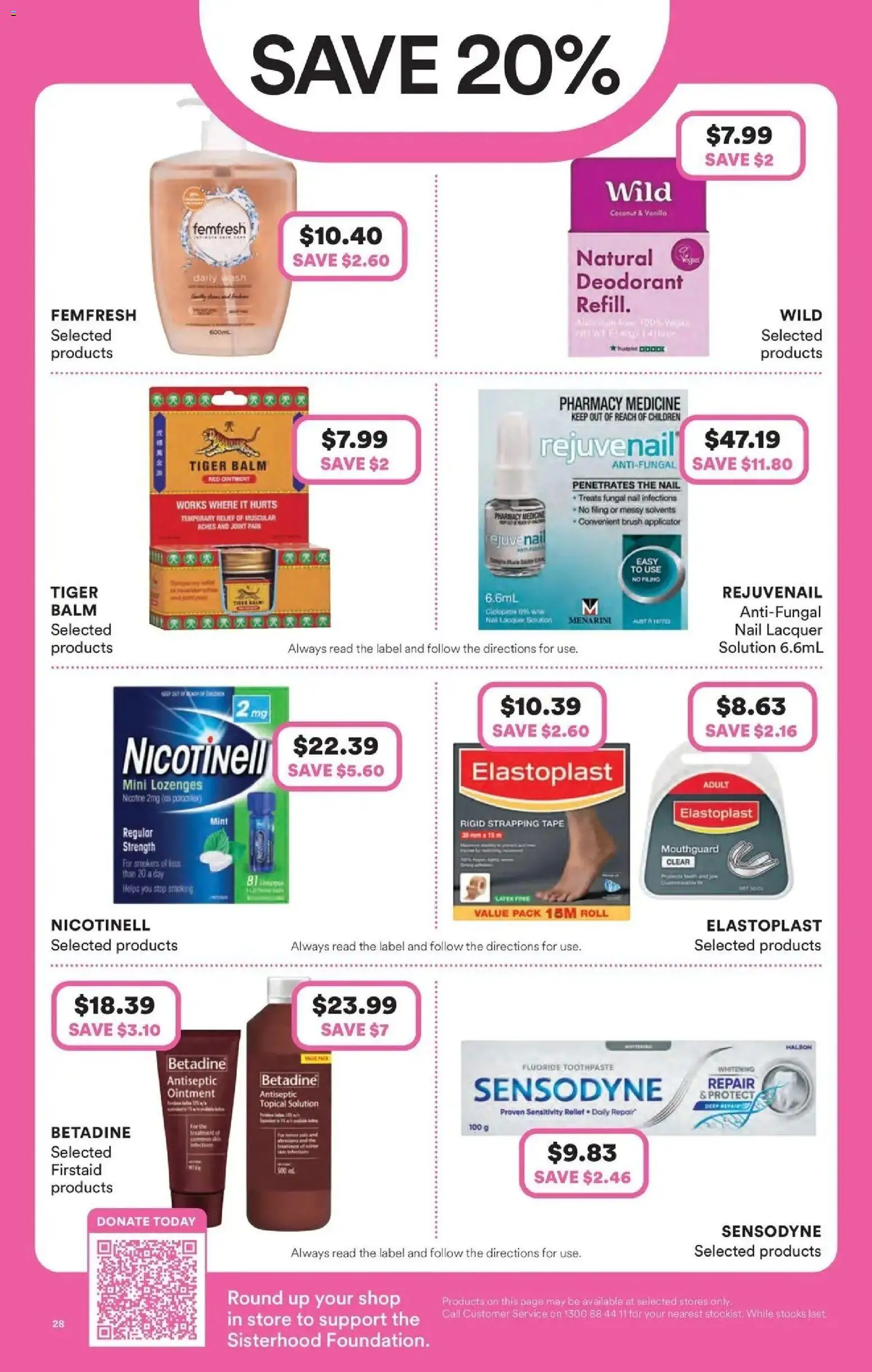 Priceline Pharmacy catalogue - valid from 25.03.2026 | Page: 28 | Products: Brush, Deodorant, Toothpaste