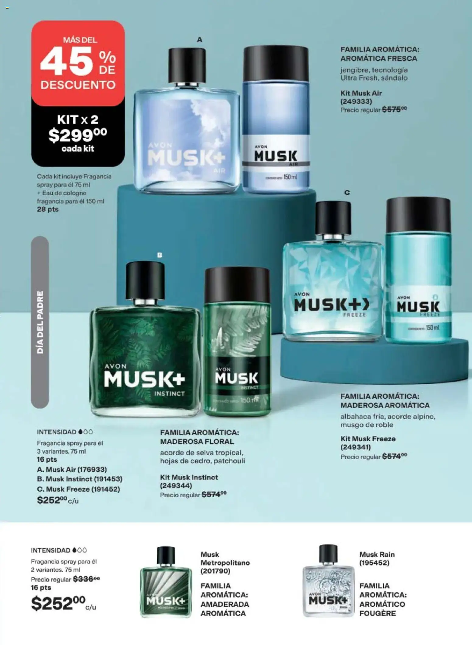 Nuevas ofertas de AVON válidas en toda la República Mexicana desde el 08.05.2026. ¡Encuentra las mejores ofertas en AVON campaña 8 2026! | Página: 31 | Productos: Fragancia