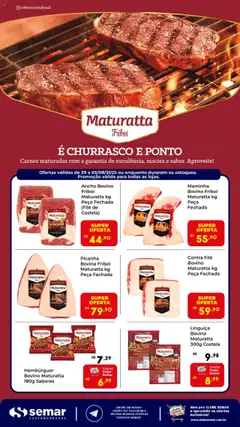 Semar Supermercado - Ofertas Churrasco - Pré-Visualização do folheto da loja Semar Supermercado, válido de 29.07.2025