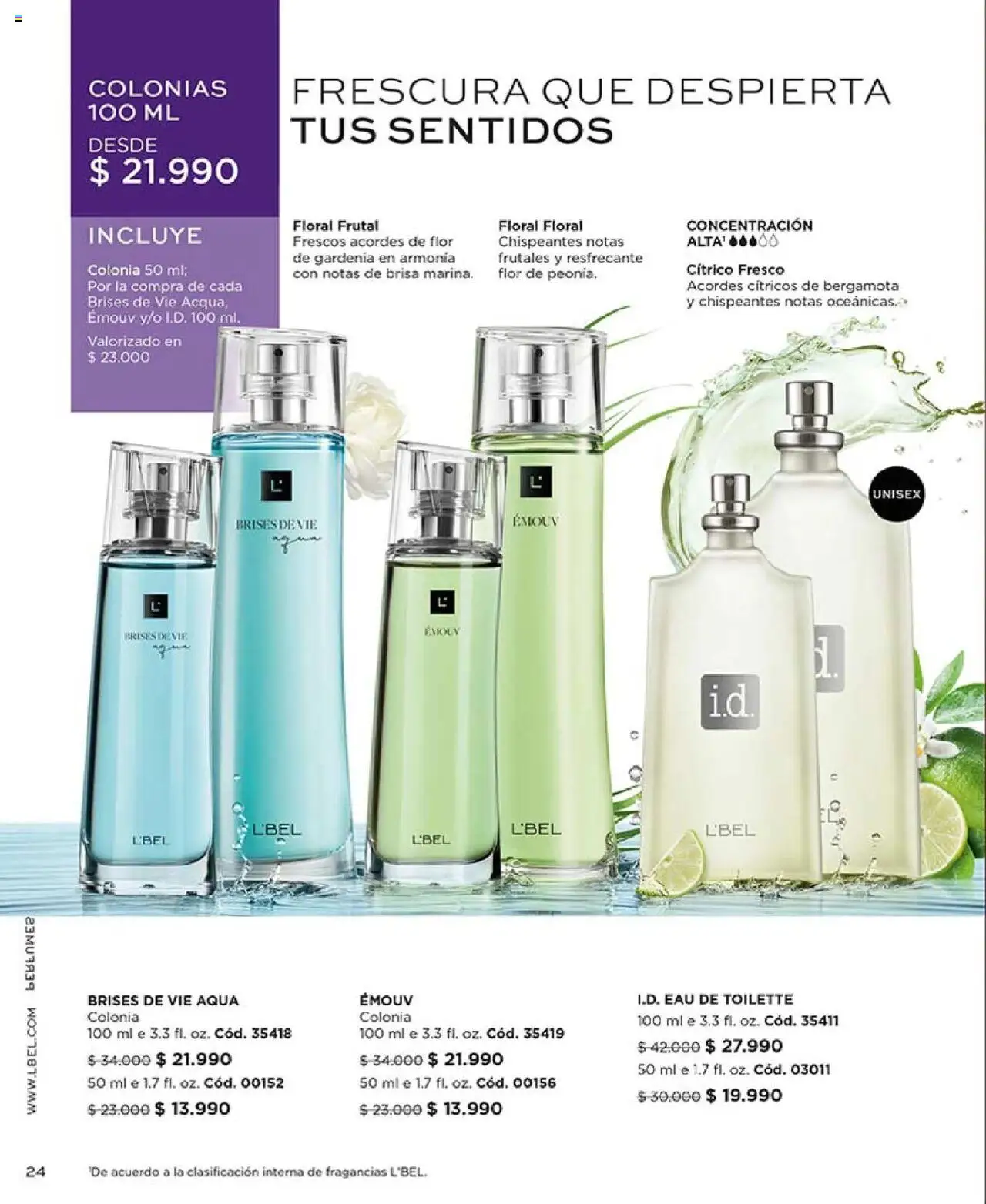 Catálogo L'Bel Campaña 16 │ válido desde el 24.09.2025 | Página: 24 | Productos: Eau de toilette