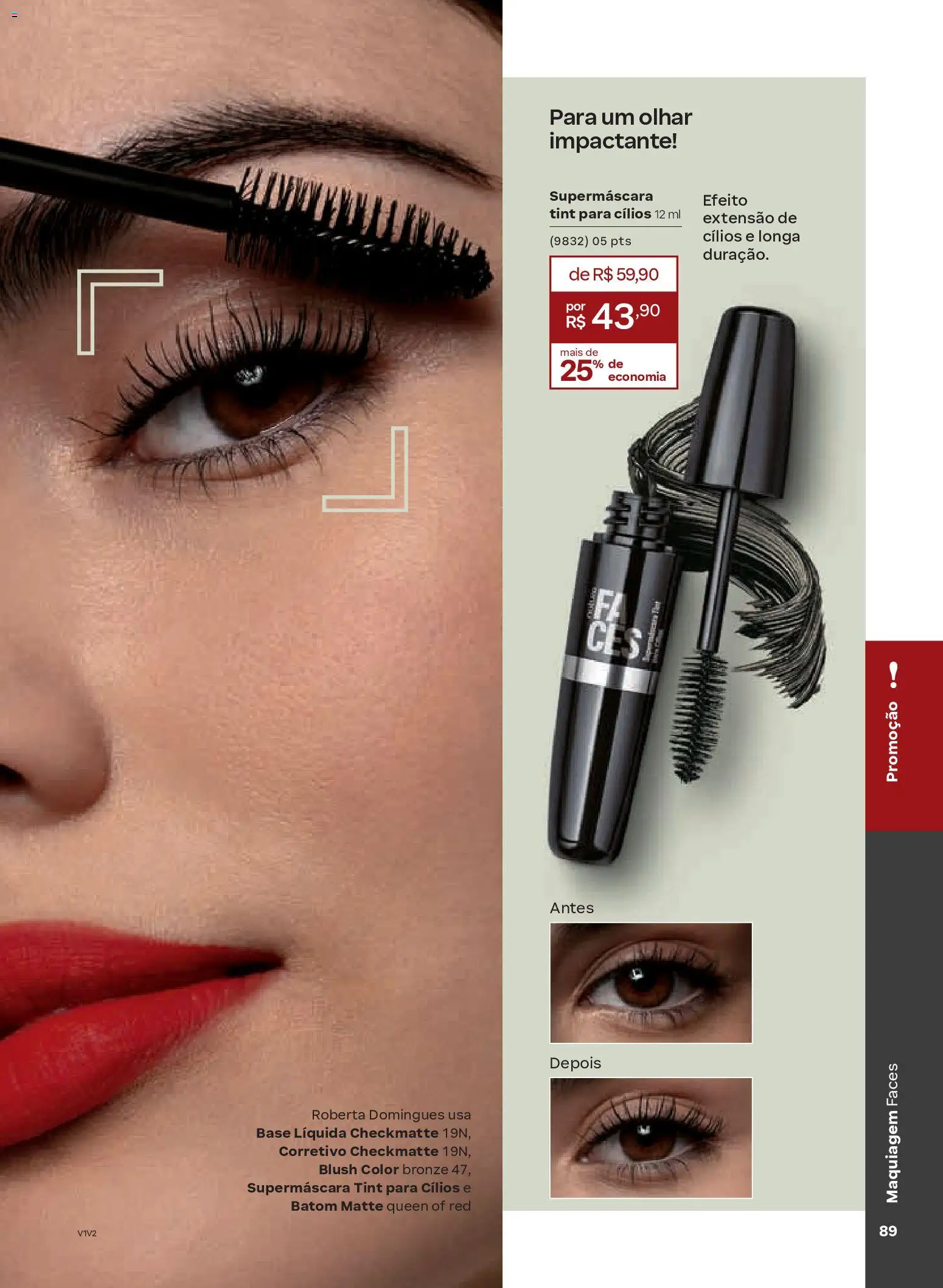 Natura Folheto - válido de 04.02.2026 | Página: 89 | Produtos: Maquiagem, Corretivo, Blush, Batom