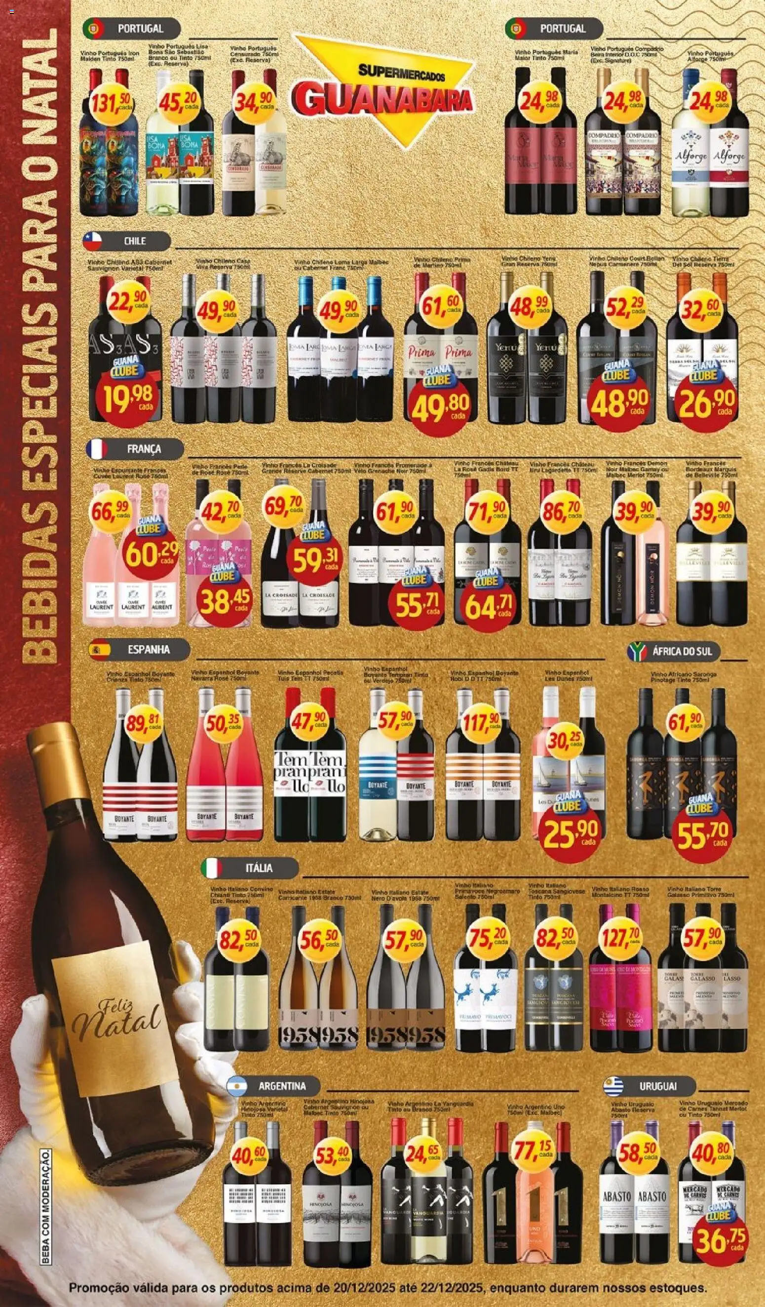 Supermercados Guanabara Folheto - válido de 20.12.2025 | Página: 11 | Produtos: Espumante, Vinho, Tinta