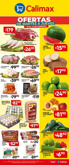 Vista previa de Calimax folleto, nuevo folleto de la tienda, válido en México a partir del 10.02.2026