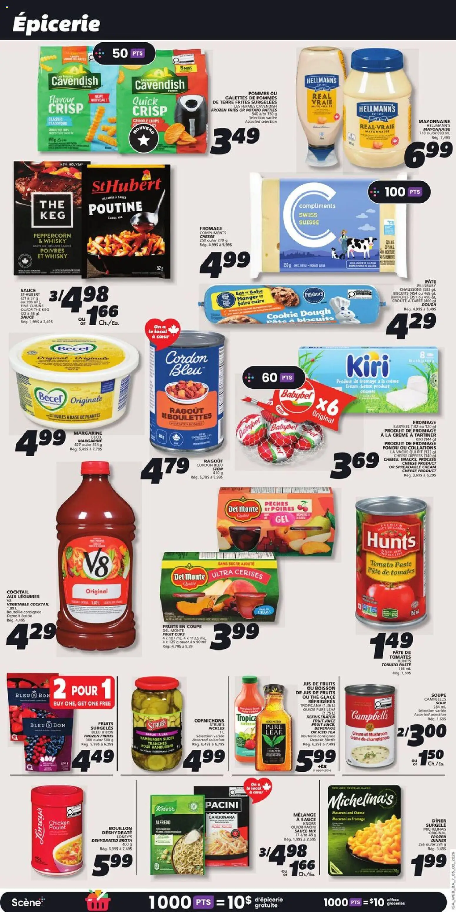 IGA flyer valid from 05.02.2026 | Page: 12 | Products: Tea, Chips, Cream, Chicken
