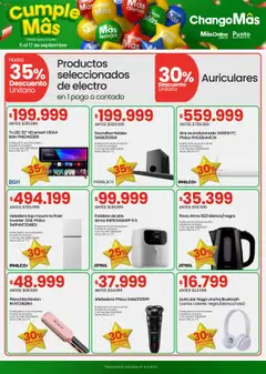 Changomas ofertas │ válido desde el 11.09.2025 | Página: 10 | Productos: Vincha, Auriculares, Pava, Heladera