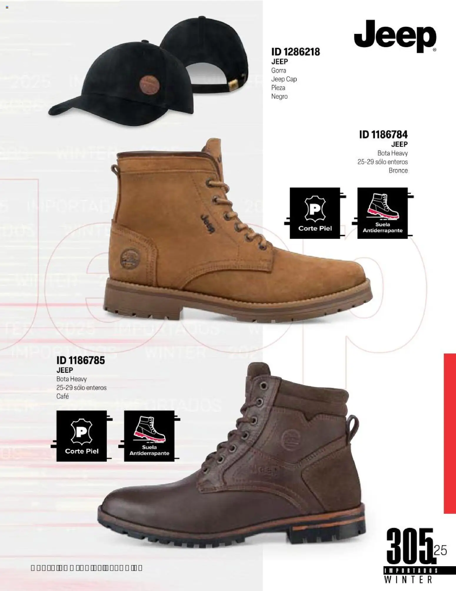 Nuevas ofertas de Price Shoes válidas en toda la República Mexicana desde el 11.11.2025. ¡Encuentra las mejores ofertas en Price Shoes catálogo Importados Winter 2025  ! | Página: 305 | Productos: Gorra, Café
