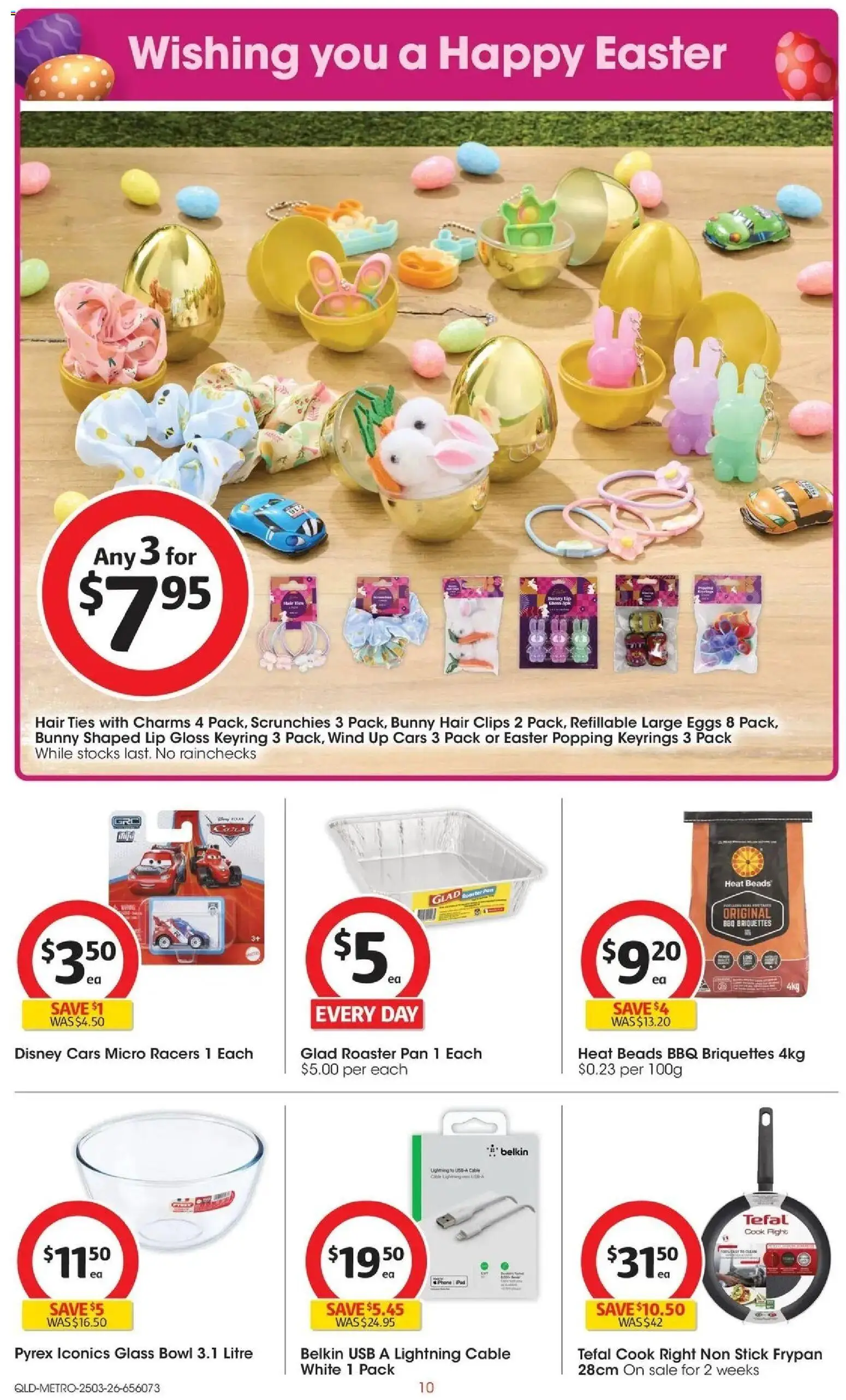 Coles catalogue - valid from 24.03.2026 | Page: 10 | Products: Charms, Phone, Usb, Clips
