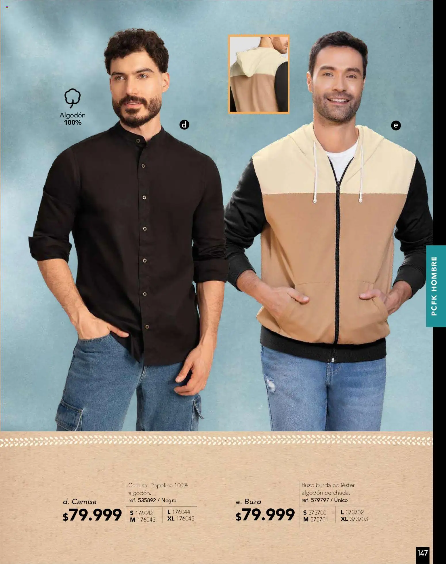 Pacifika revista - valida desde el 01.11.2025 | Página: 147 | Productos: Algodón, Buzo, Camisa