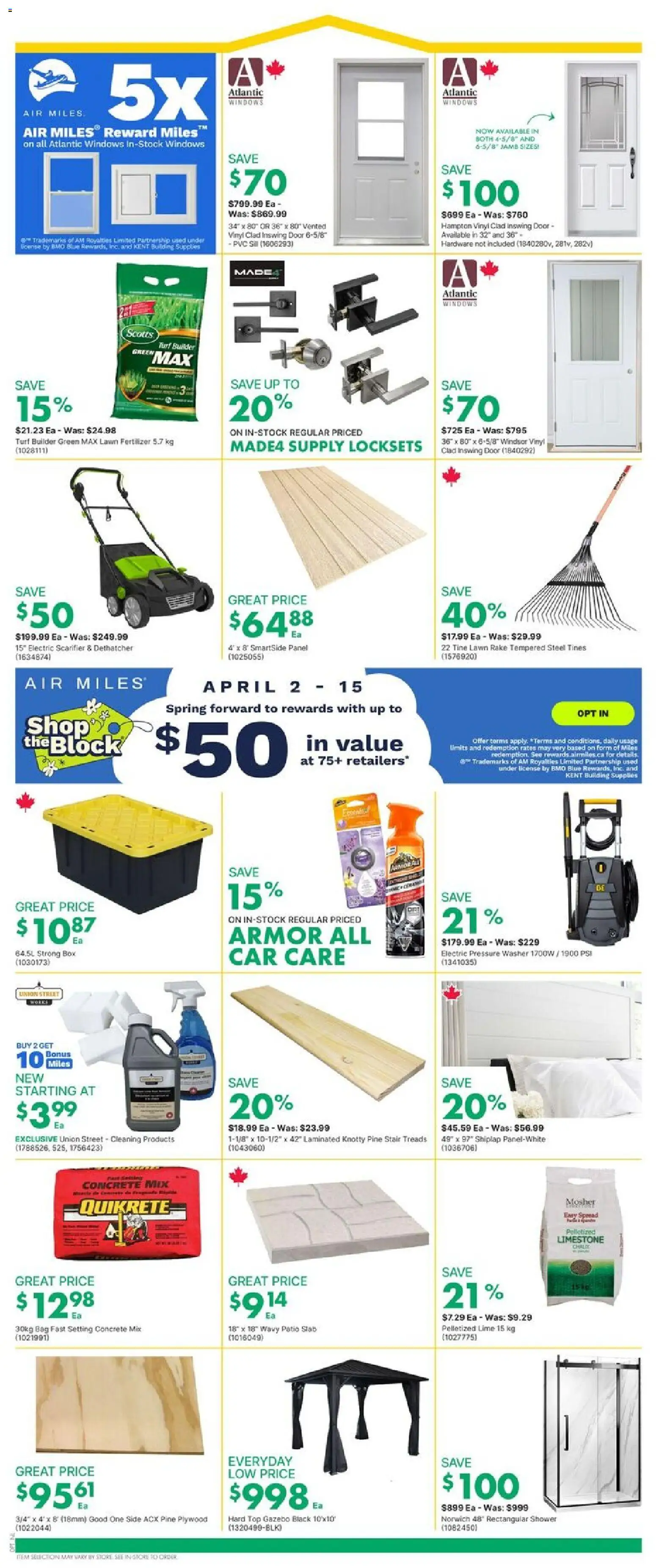Kent flyer valid from 09.04.2026 | Page: 8 | Products: Bag, Box, Shower