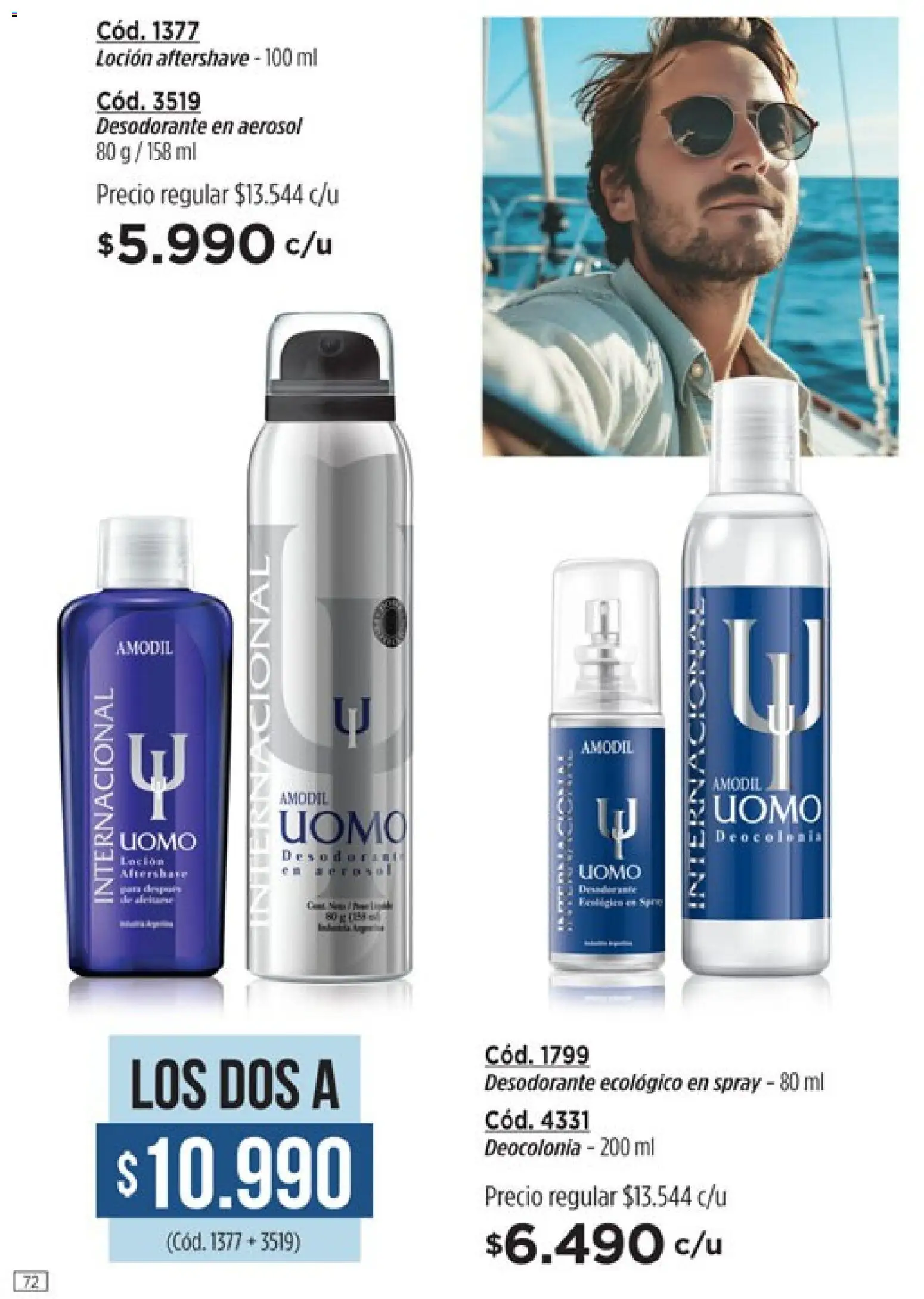 Catálogo Amodil Campaña 4 │ válido desde el 01.03.2026 | Página: 72 | Productos: Loción, Desodorante