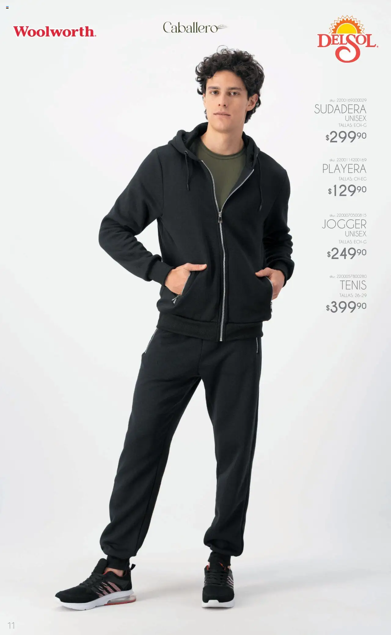 Nuevas ofertas de Del Sol y Woolworth válidas en toda la República Mexicana desde el 02.10.2025. ¡Encuentra las mejores ofertas en Del Sol y Woolworth - Catálogo Luce El Otoño! | Página: 11 | Productos: Zapatos, Playera