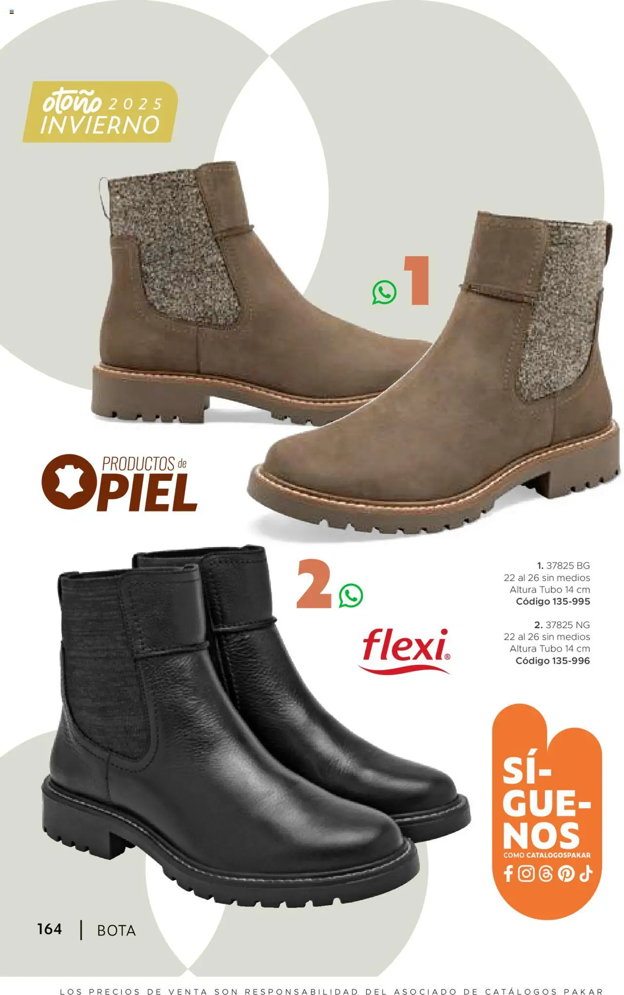 Nuevas ofertas de SC Pakar válidas en toda la República Mexicana desde el 24.07.2025. ¡Encuentra las mejores ofertas en SC Pakar - Catálogo Bota! | Página: 164 | Productos: Res