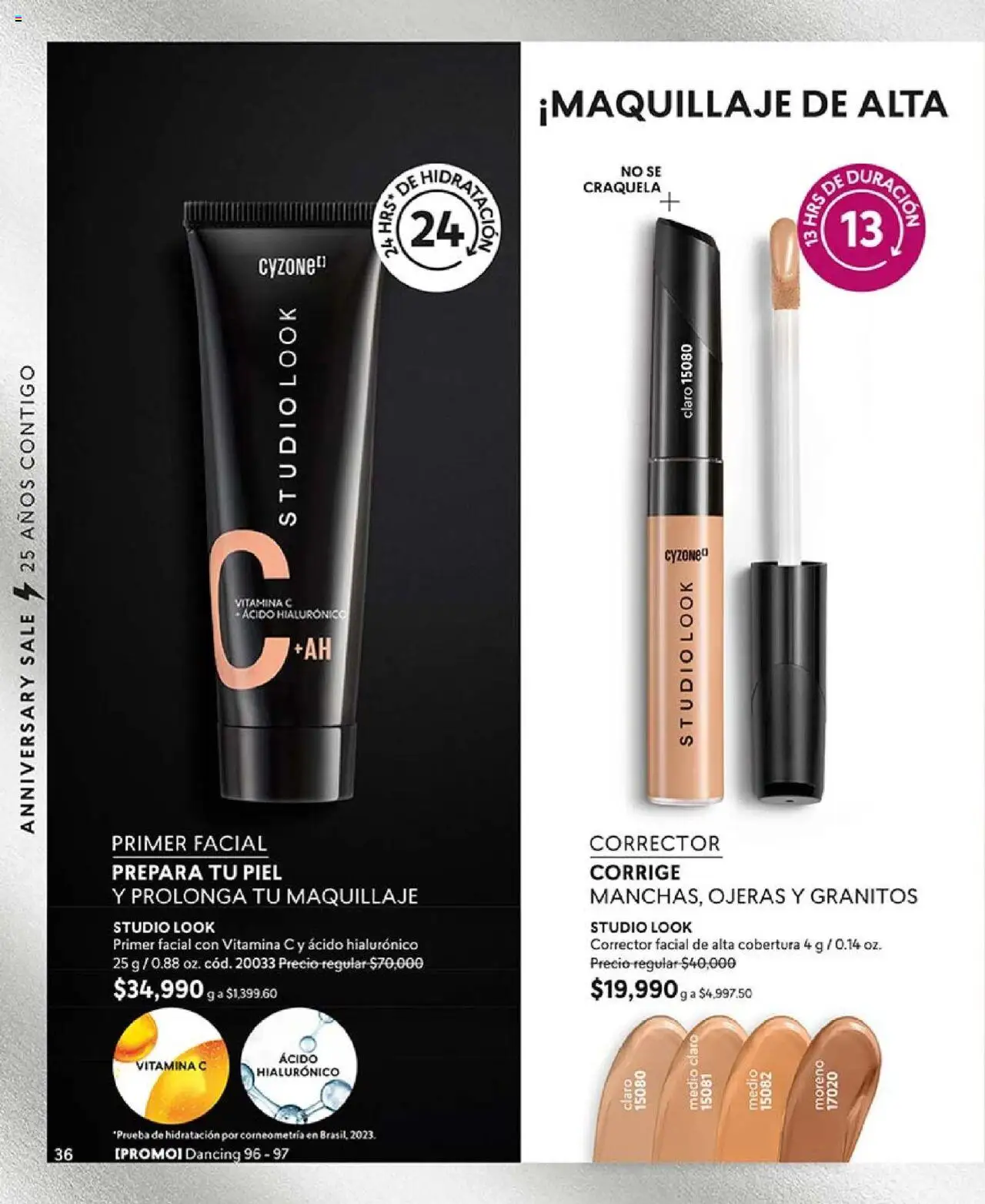 CyZone revista - valida desde el 16.06.2025 | Página: 36 | Productos: Maquillaje, Corrector