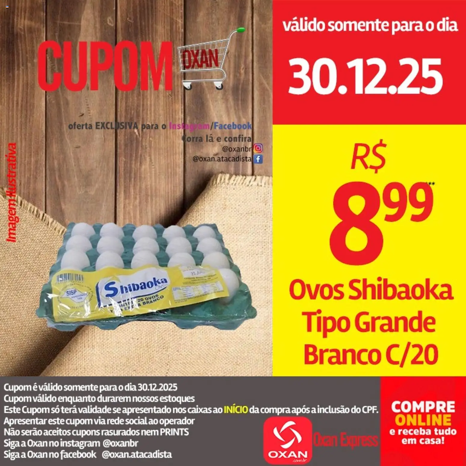 Oxan Atacadista Folheto - válido de 30.12.2025 | Página: 14 | Produtos: Ovos