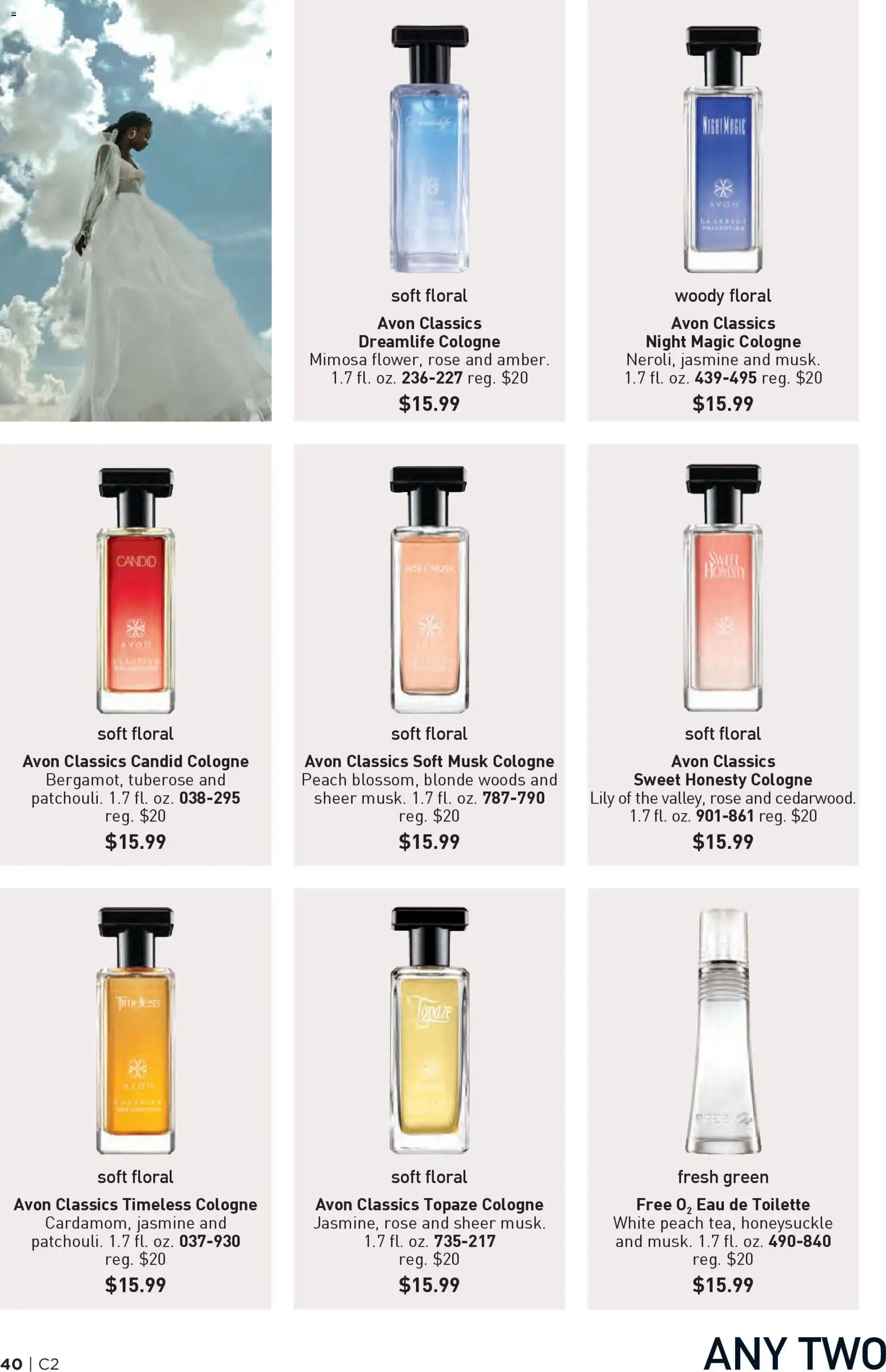 Avon Brochure - valid from 14.01.2026 | Page: 40 | Products: Eau de toilette, Peach