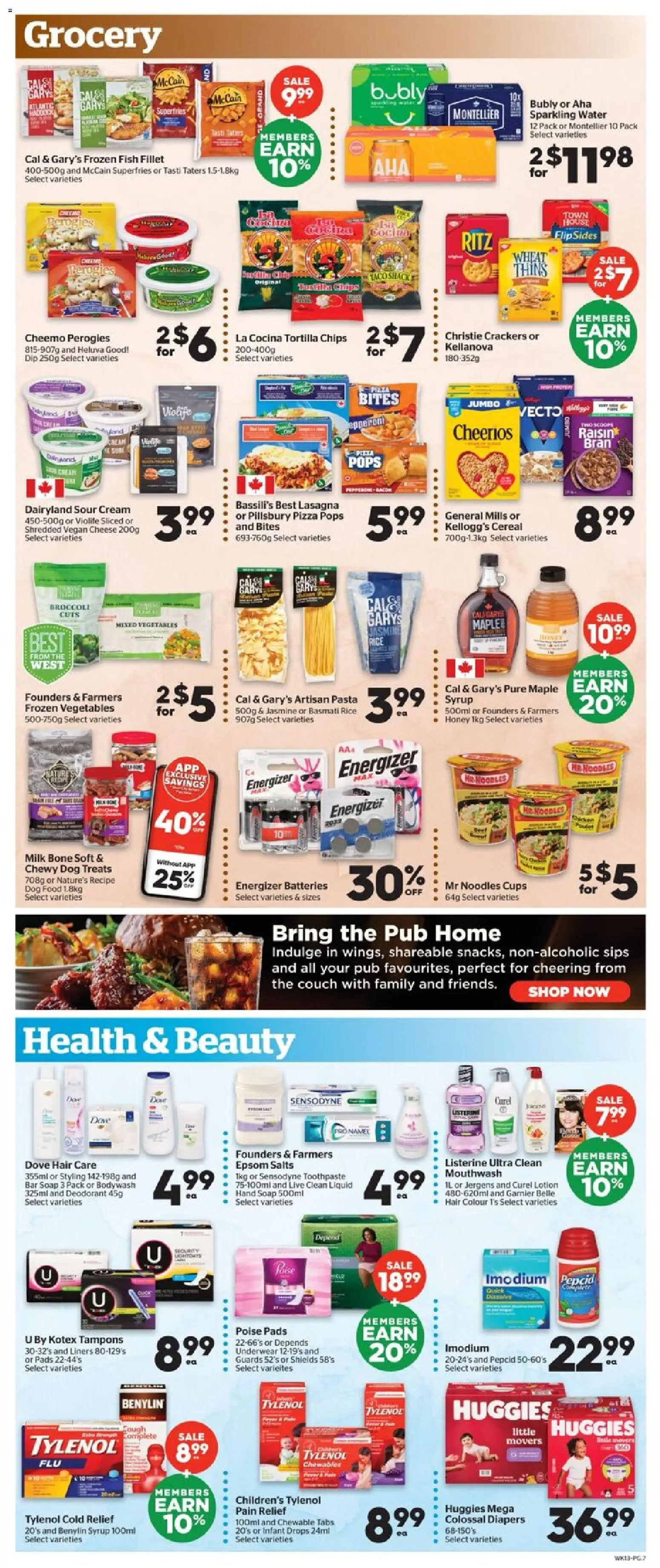 Calgary Co-op flyer valid from 29.01.2026 | Page: 8 | Products: Rice, Fish, Noodles, Soap