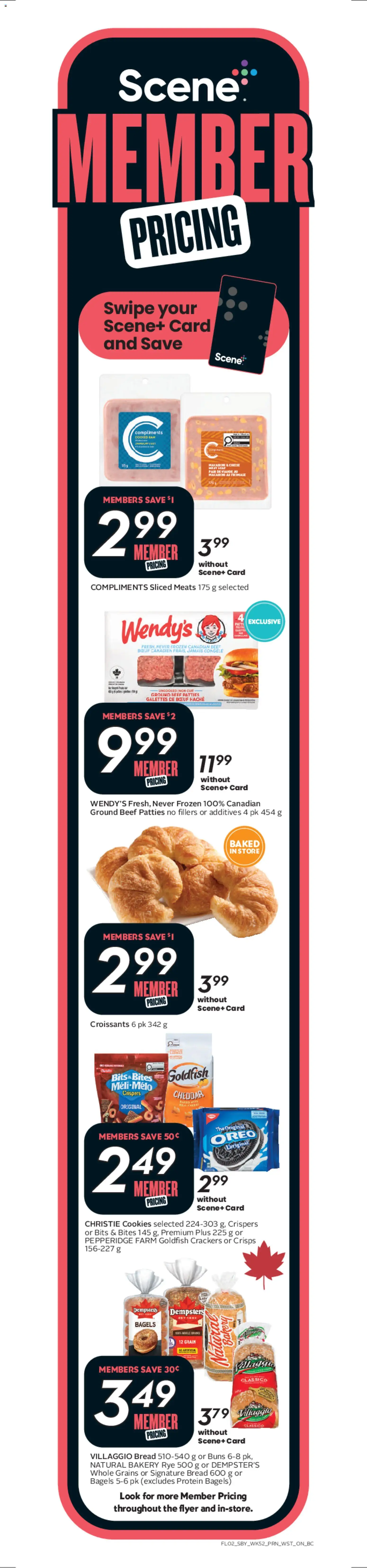 Safeway flyer valid from 23.04.2026 | Page: 3 | Products: Beef, Cookies, Bakery, Bread