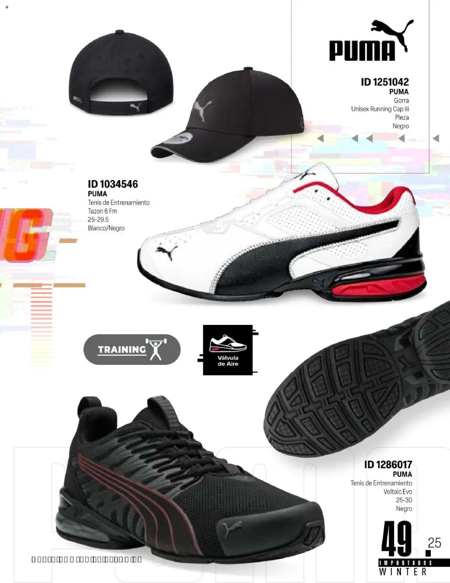 Nuevas ofertas de Price Shoes válidas en toda la República Mexicana desde el 11.11.2025. ¡Encuentra las mejores ofertas en Price Shoes catálogo Importados Winter 2025  ! | Página: 49 | Productos: Tenis, Gorra, Válvula