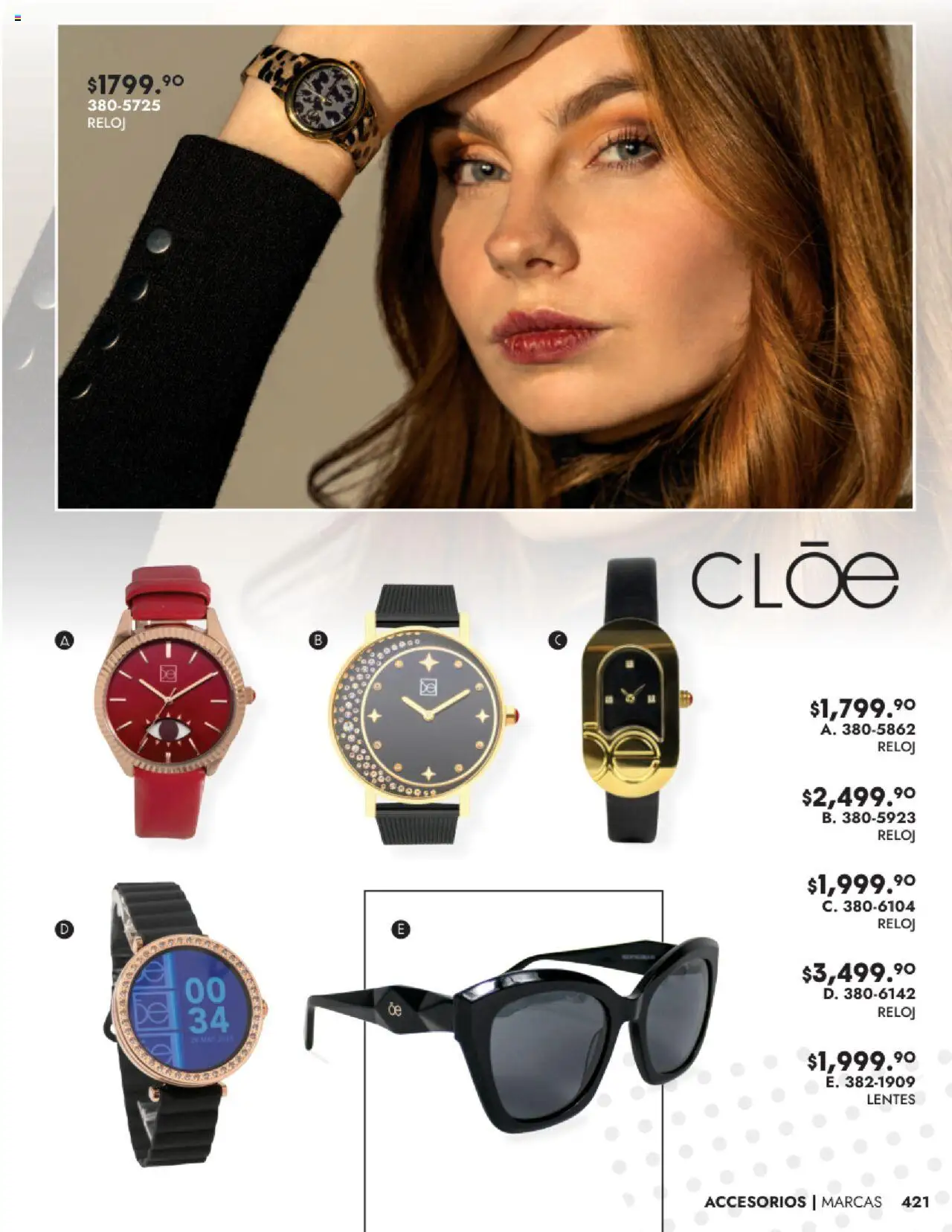 Nuevas ofertas de Andrea válidas en toda la República Mexicana desde el 24.08.2025. ¡Encuentra las mejores ofertas en Andrea - Catálogo Accesorios! | Página: 35 | Productos: Lentes, Reloj