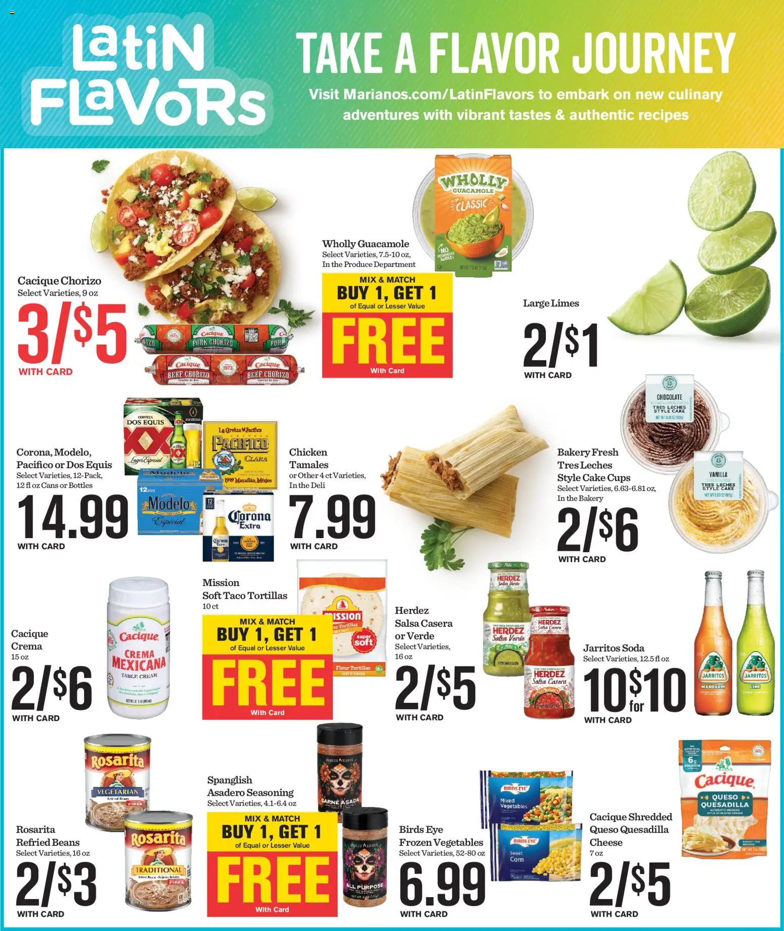 Mariano's Weekly Ad - valid from 22.04.2026 | Page: 8 | Products: Table, Chocolate, Beef, Lime