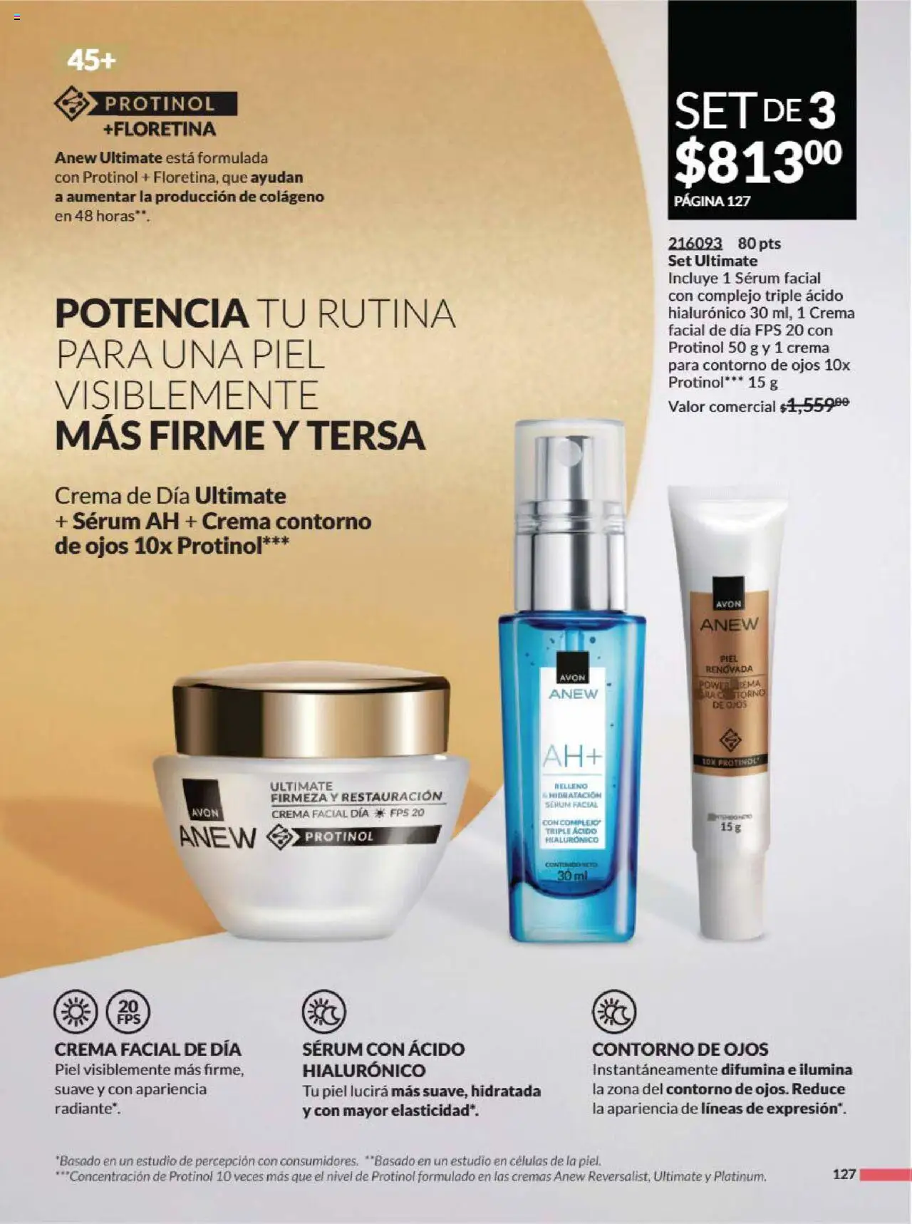 Nuevas ofertas de AVON válidas en toda la República Mexicana desde el 09.08.2025. ¡Encuentra las mejores ofertas en AVON - Campaña 13 2025! | Página: 136 | Productos: Contorno de ojos, Crema, Contorno, Torno