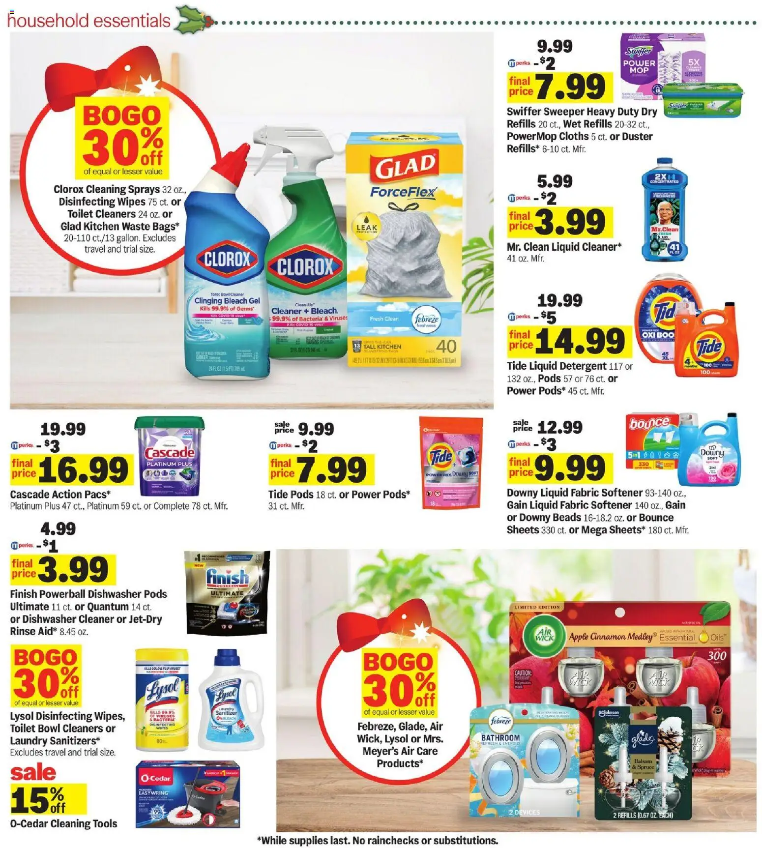 Meijer Weekly Ad - valid from 10.12.2025 | Page: 29 | Products: Fabric softener, Detergent, Dishwasher cleaner, Dishwasher