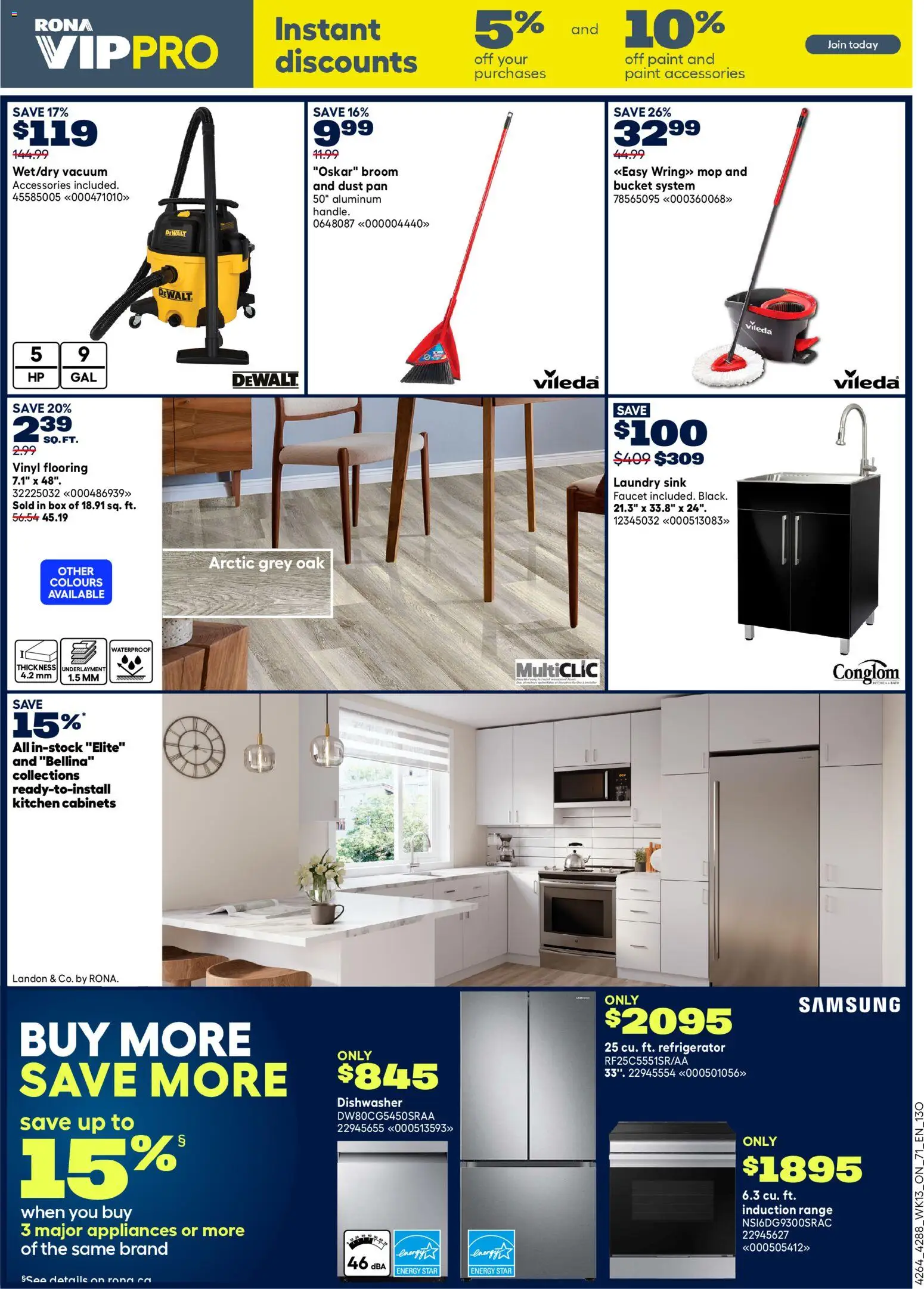 Rona flyer valid from 23.04.2026 | Page: 4 | Products: Refrigerator, Dishwasher, Box