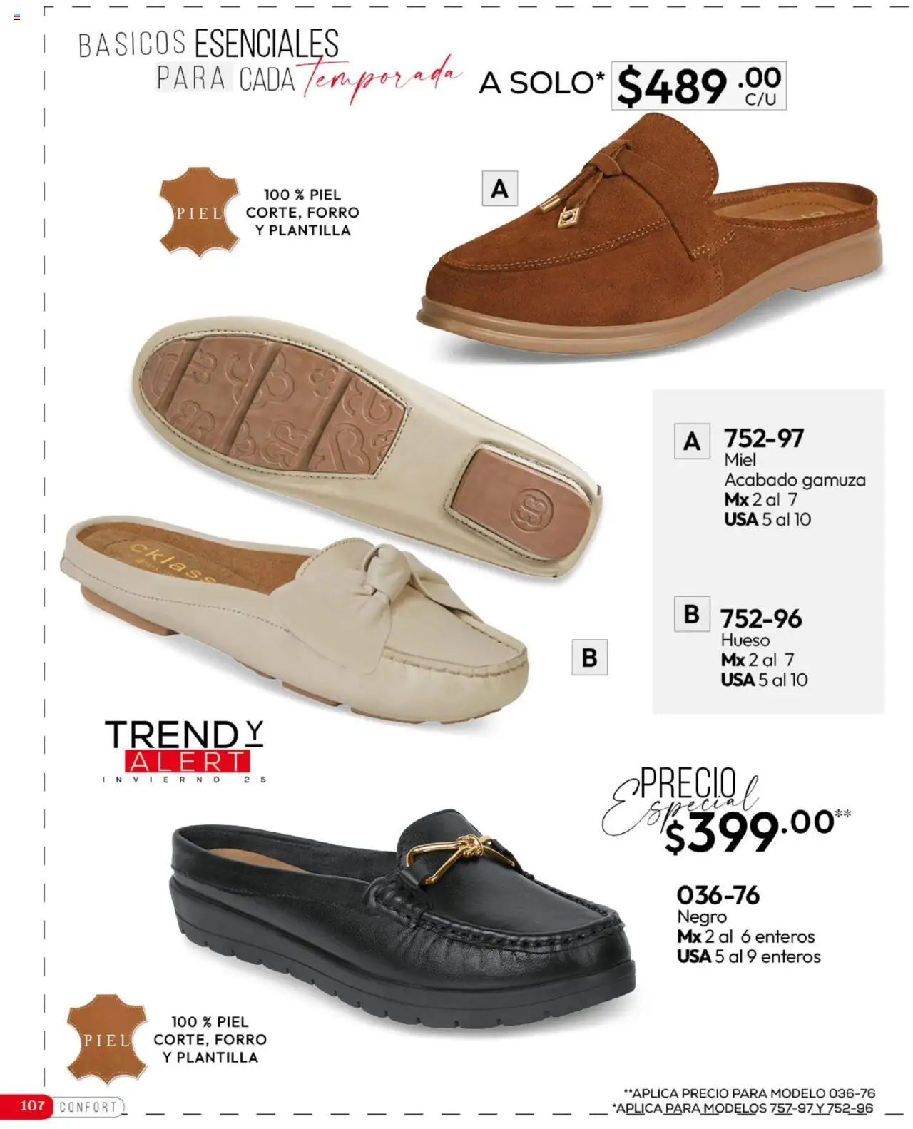 Nuevas ofertas de Cklass válidas en toda la República Mexicana desde el 16.09.2025. ¡Encuentra las mejores ofertas en Cklass - Catálogo Invierno Calzado! | Página: 108 | Productos: Gamuza